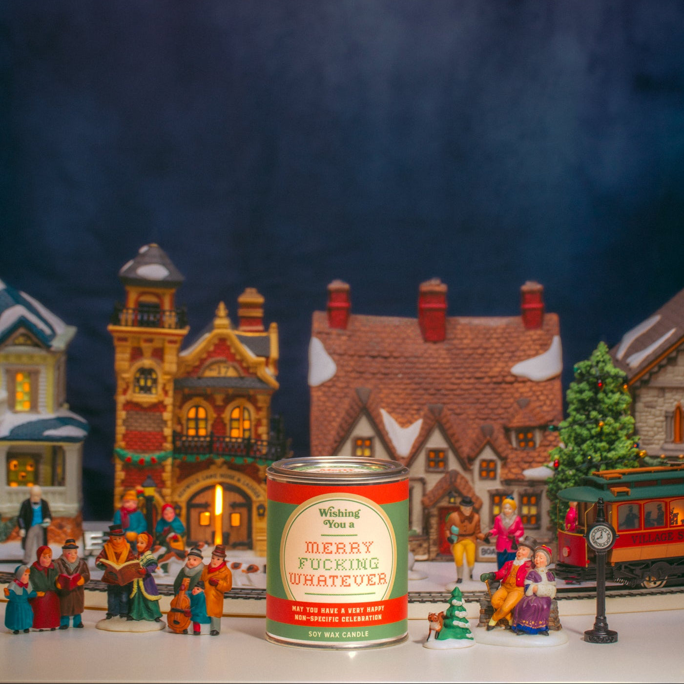 Merry Fucking Whatever Paint Can·dle