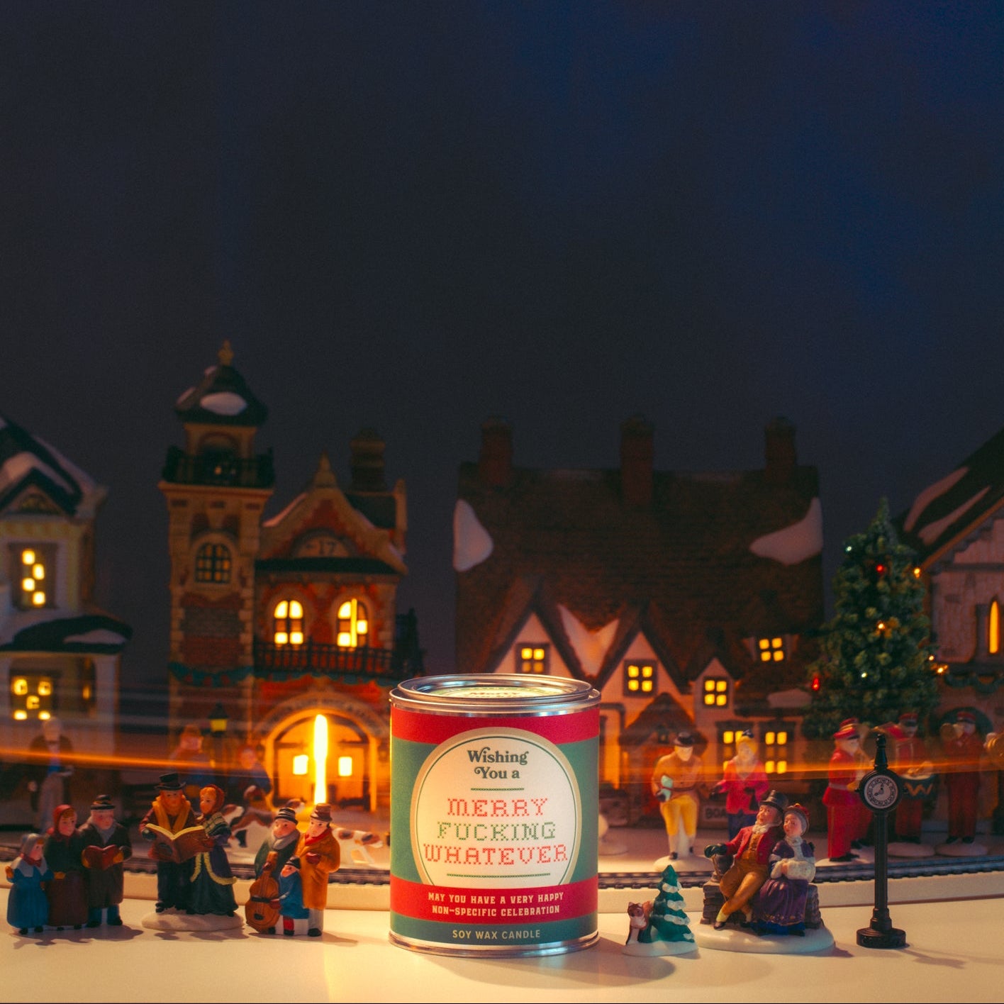 Merry Fucking Whatever Paint Can·dle