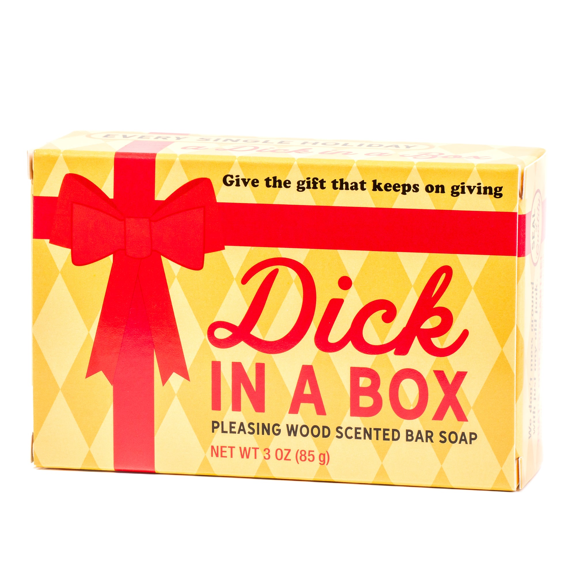 Dick in a Box Holiday Triple-Milled Boxed Bar Soap