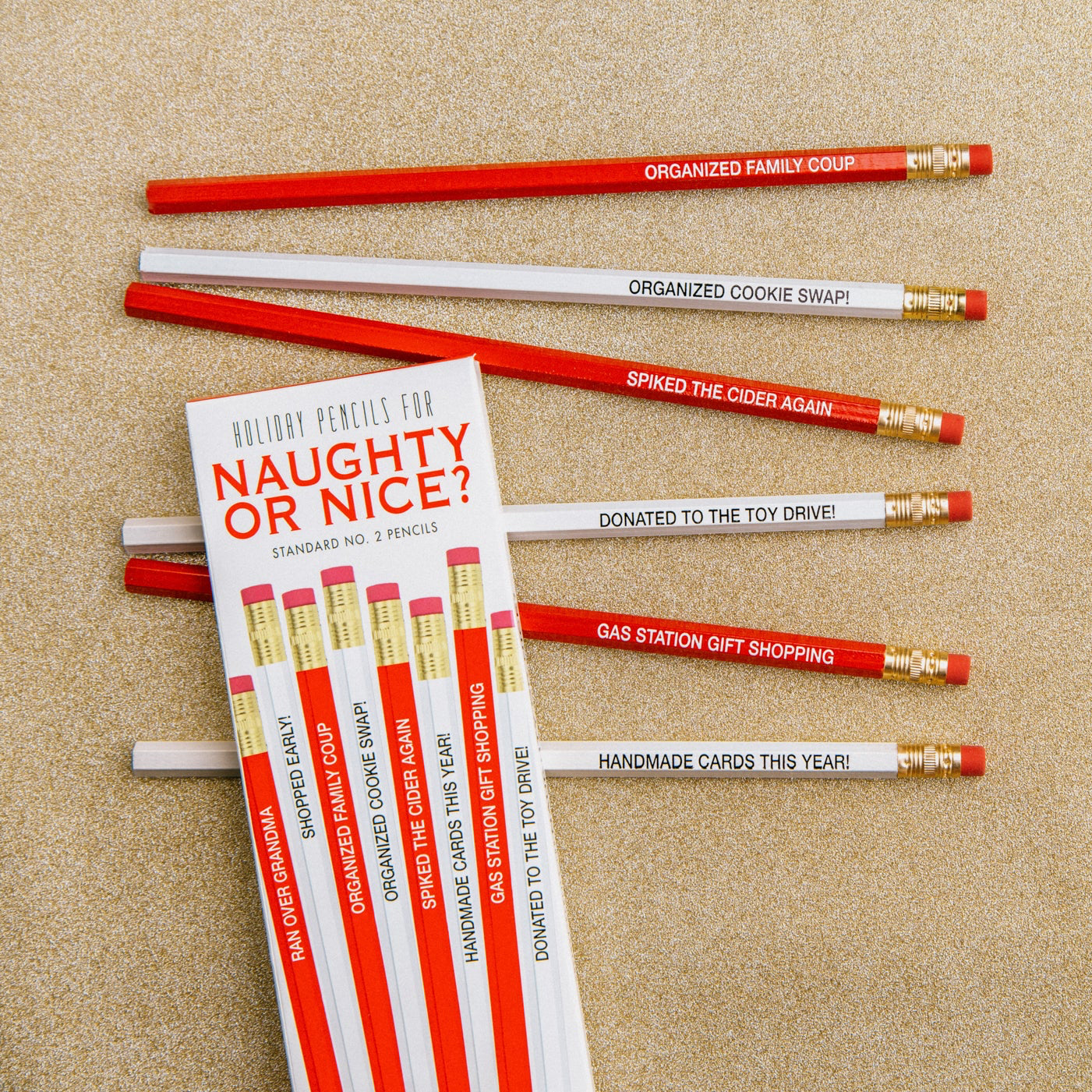 Naughty or Nice Pencils