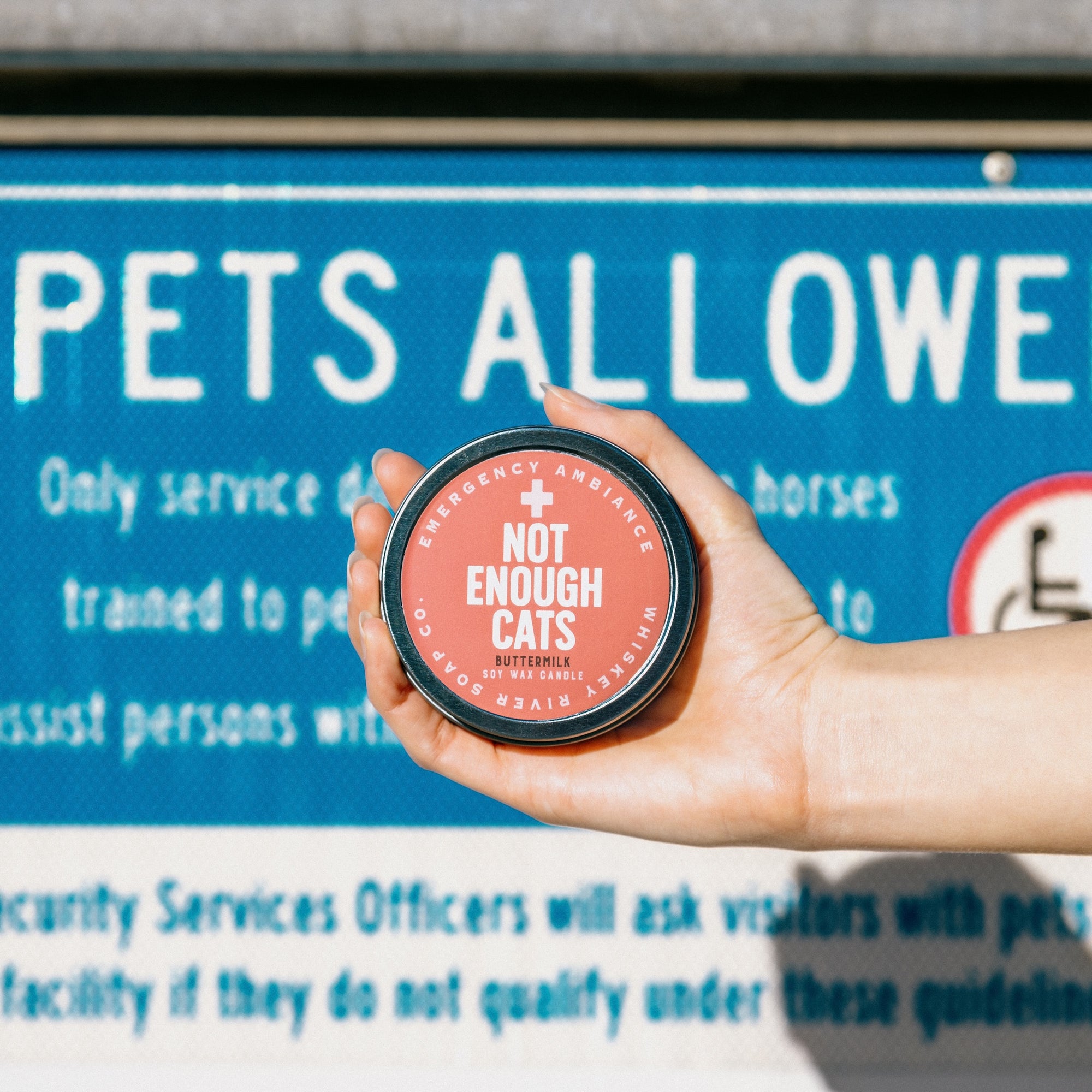 Not Enough Cats Emergency Ambiance Travel Tin