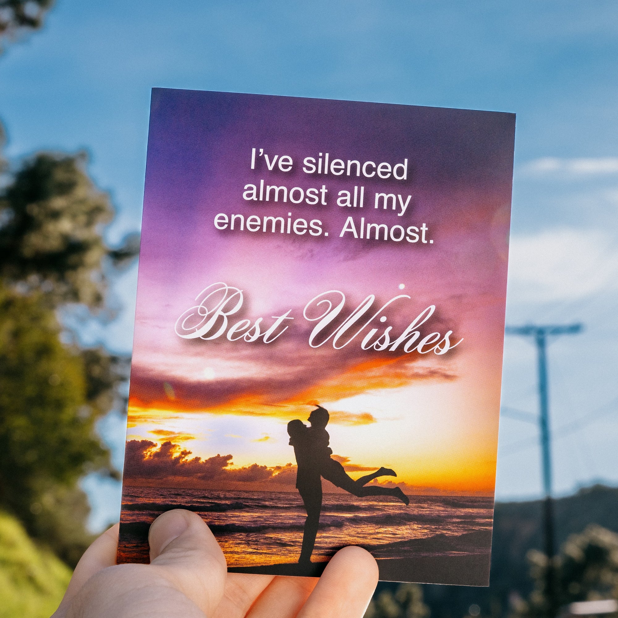 Silenced Enemies Greeting Card