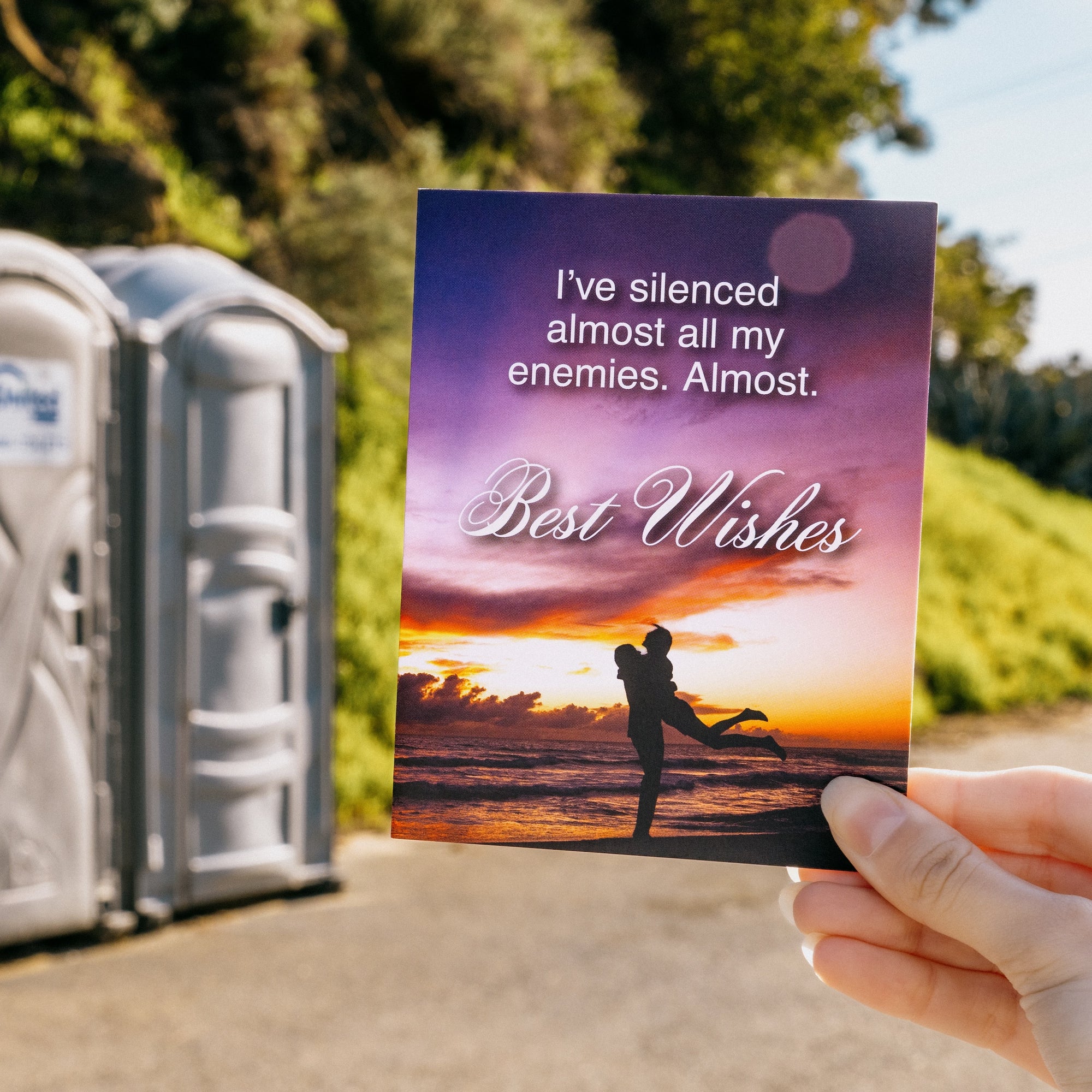 Silenced Enemies Greeting Card