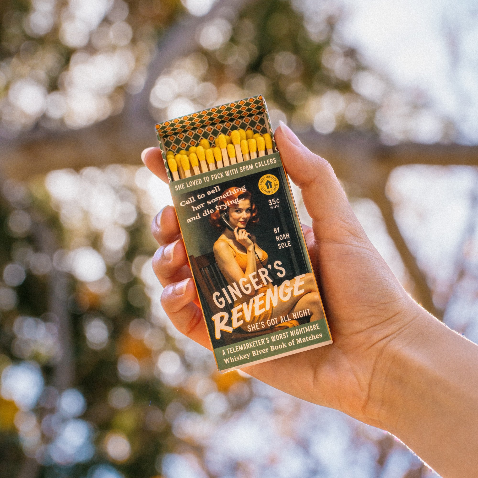 Ginger's Revenge Pulp Friction Match Book