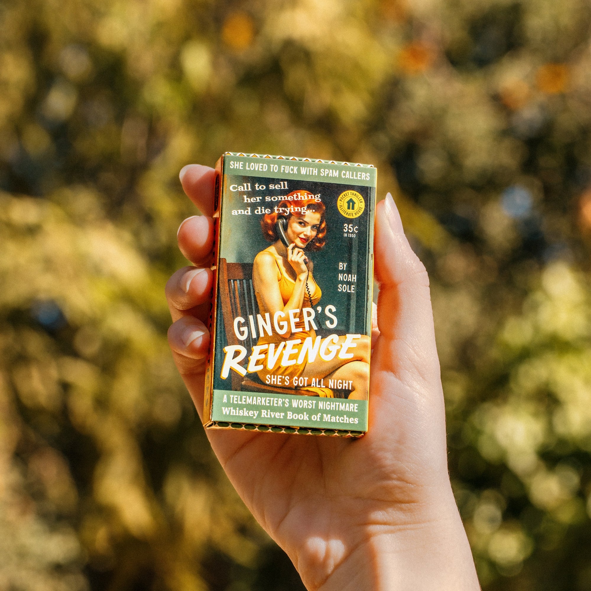 Ginger's Revenge Pulp Friction Match Book