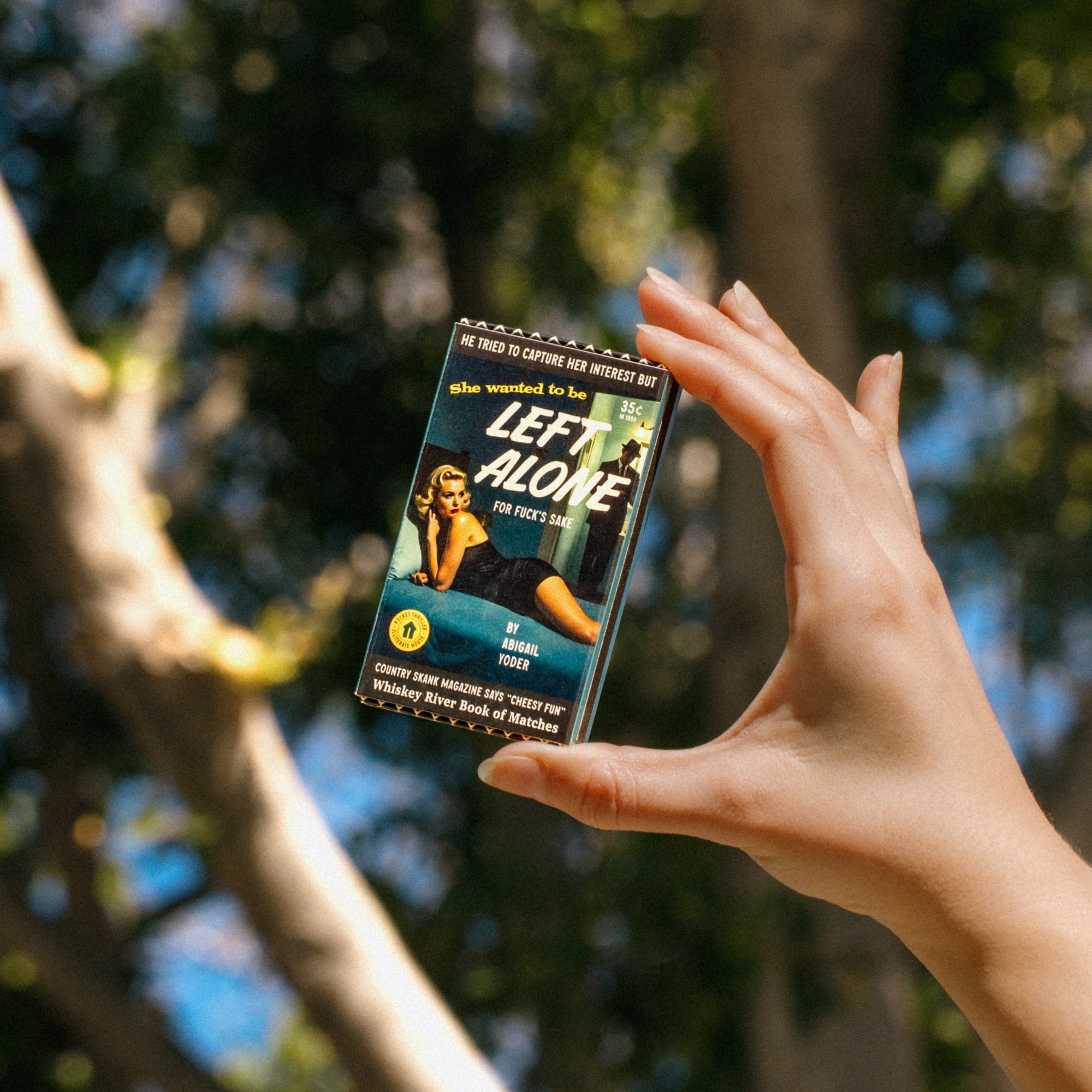 Left Alone Pulp Friction Match Book