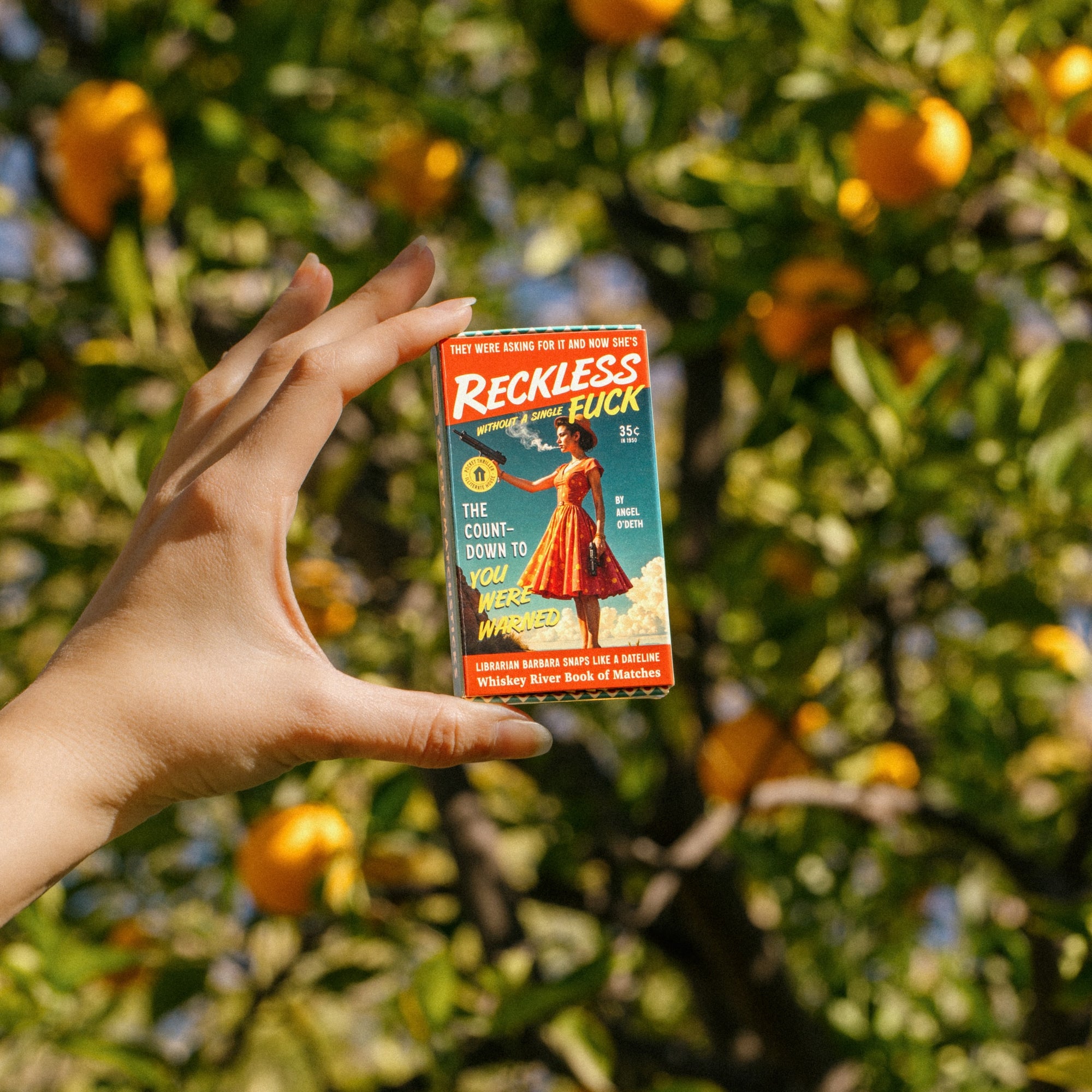 Reckless Pulp Friction Match Book