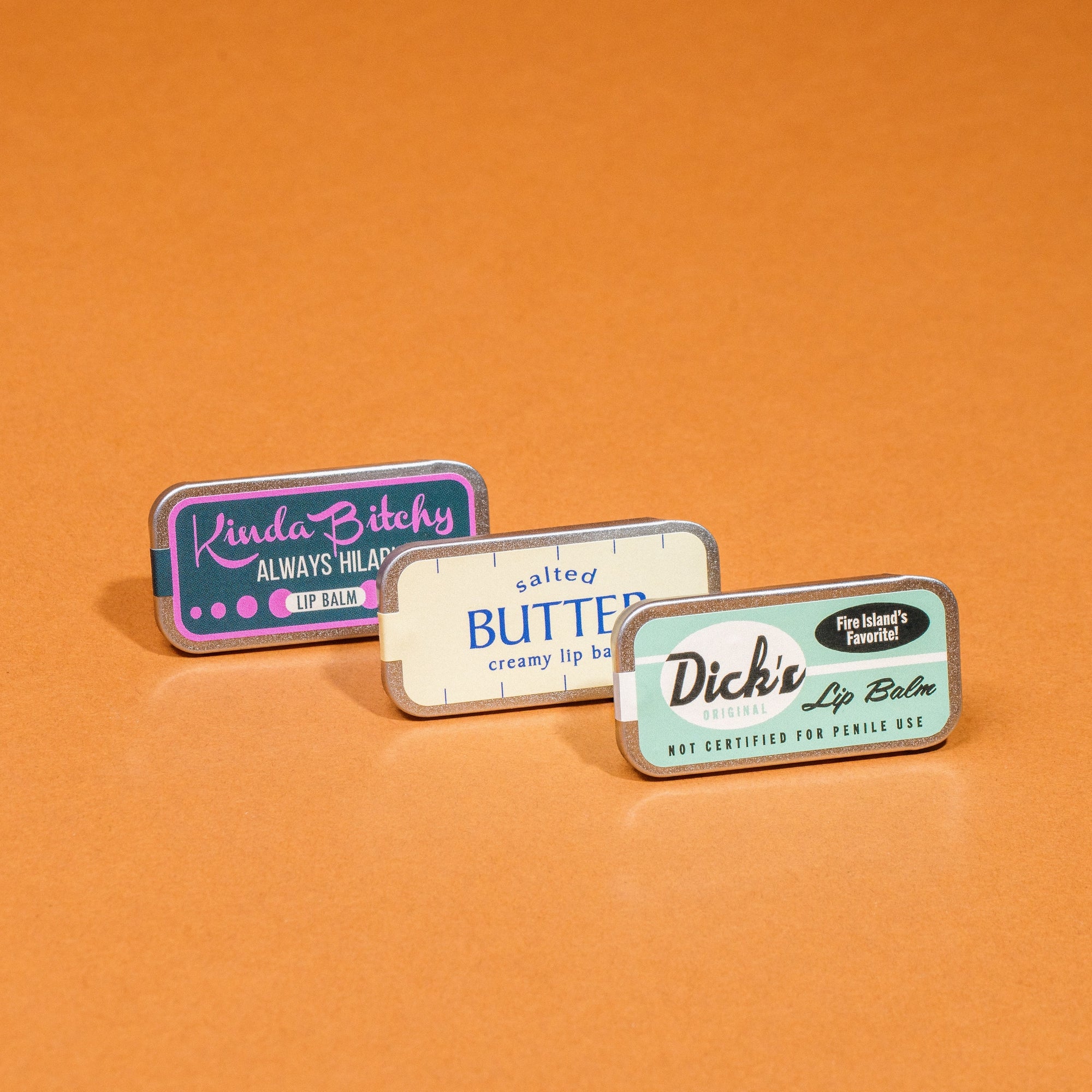 "Salted Butter" Old School Lip Balm Tin