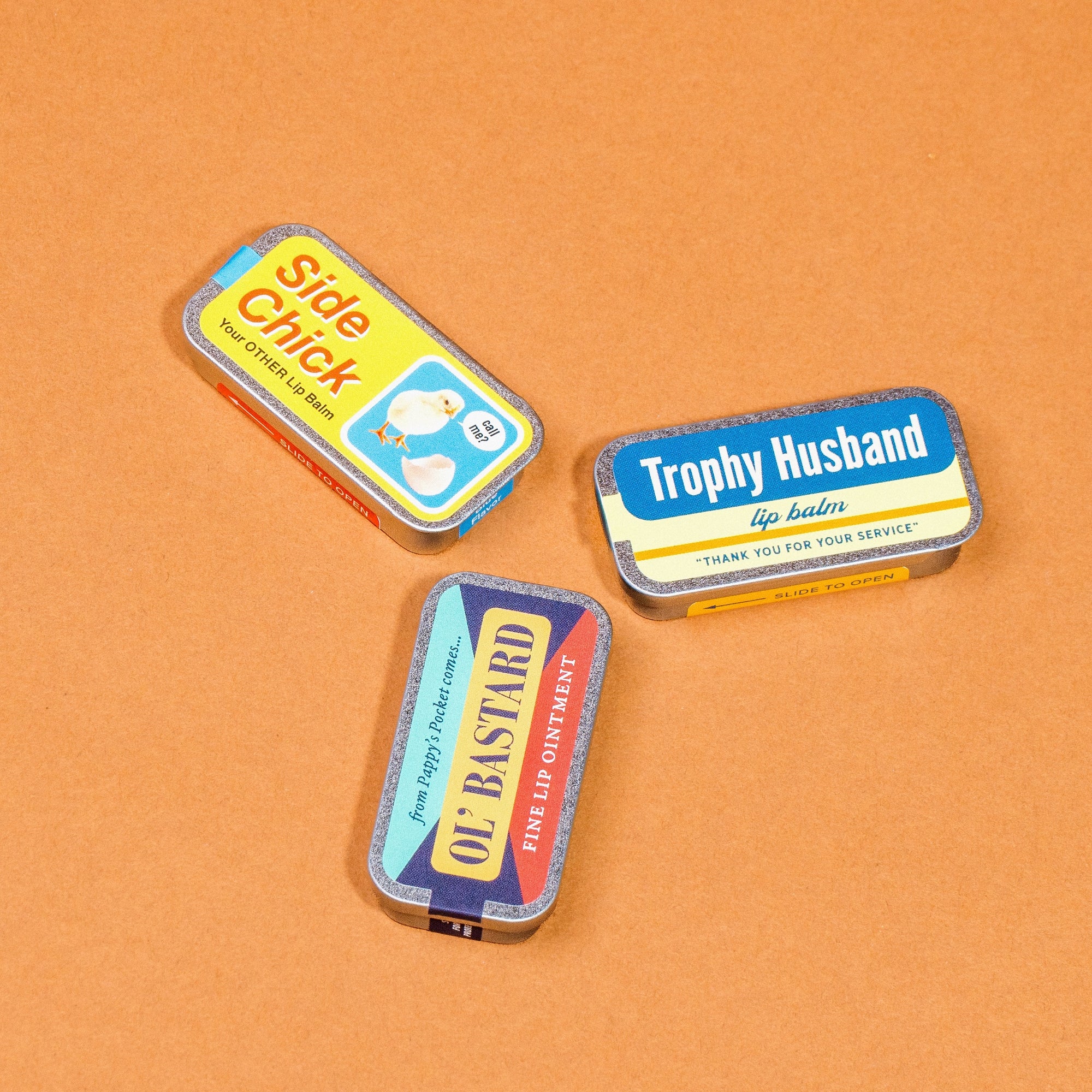 "Side Chick" Old School Lip Balm Tin