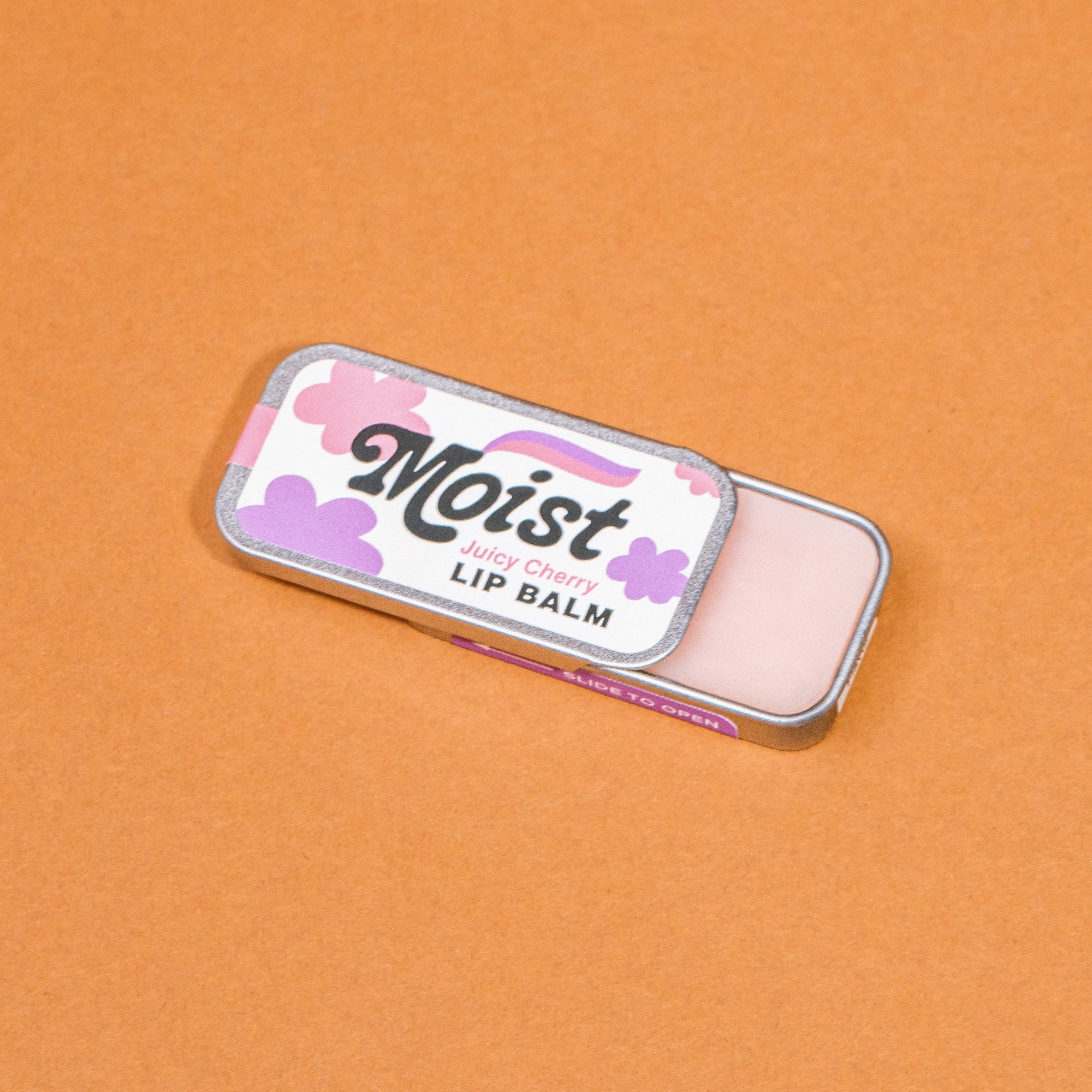 "Moist" Old School Lip Balm Tin