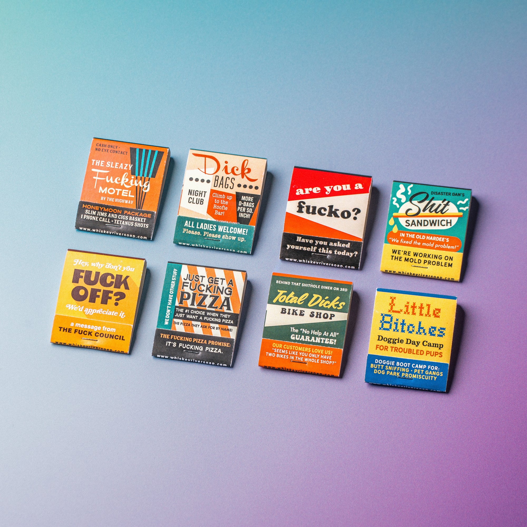 Old School Matchbooks Variety Pack: Little Bitches