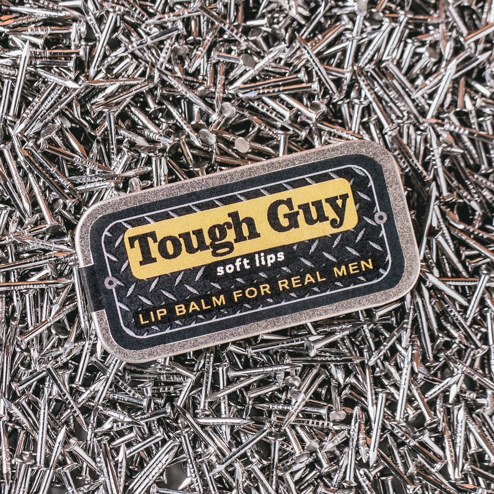 "Tough Guy" Old School Lip Balm Tin
