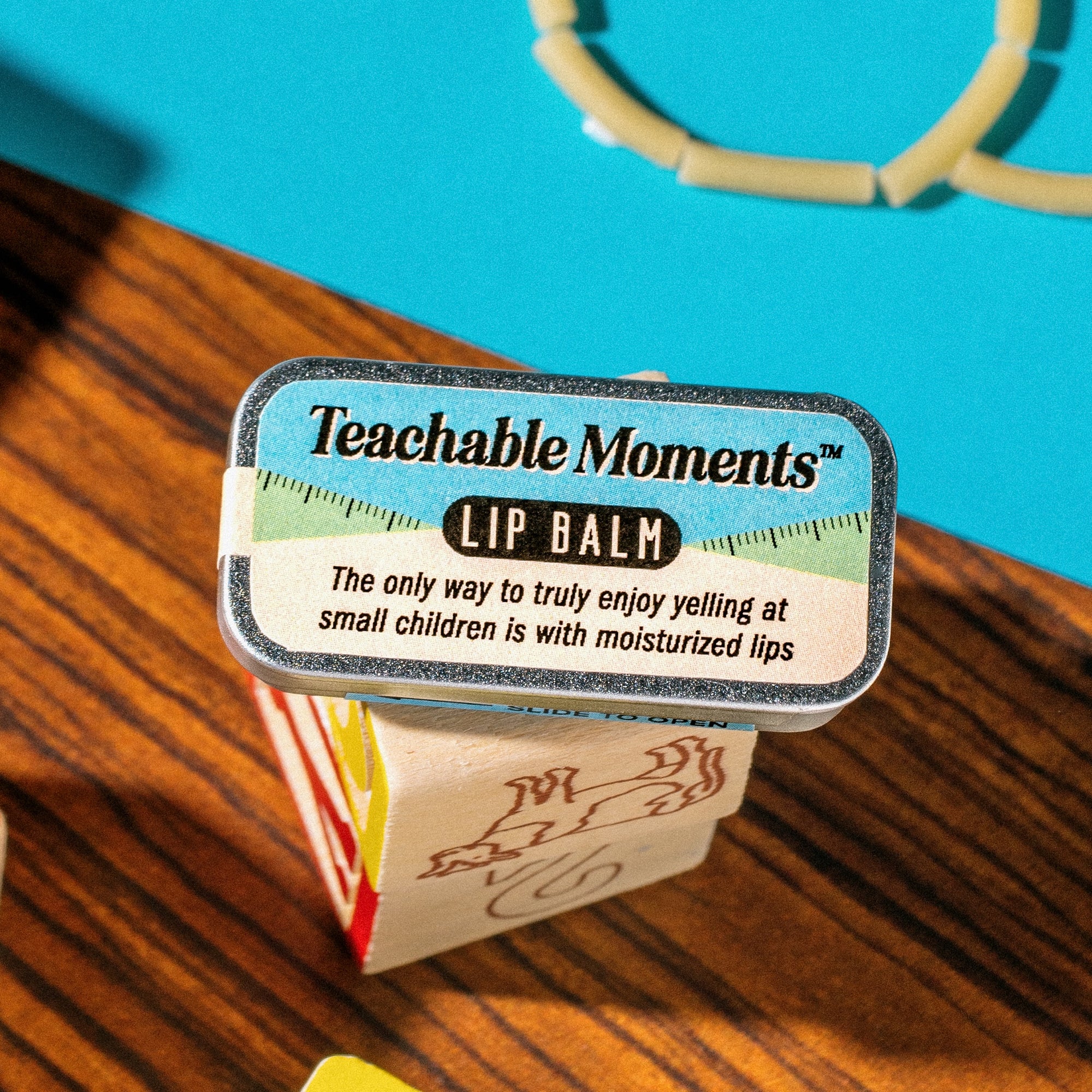 "Teachable Moments" Old School Lip Balm Tin