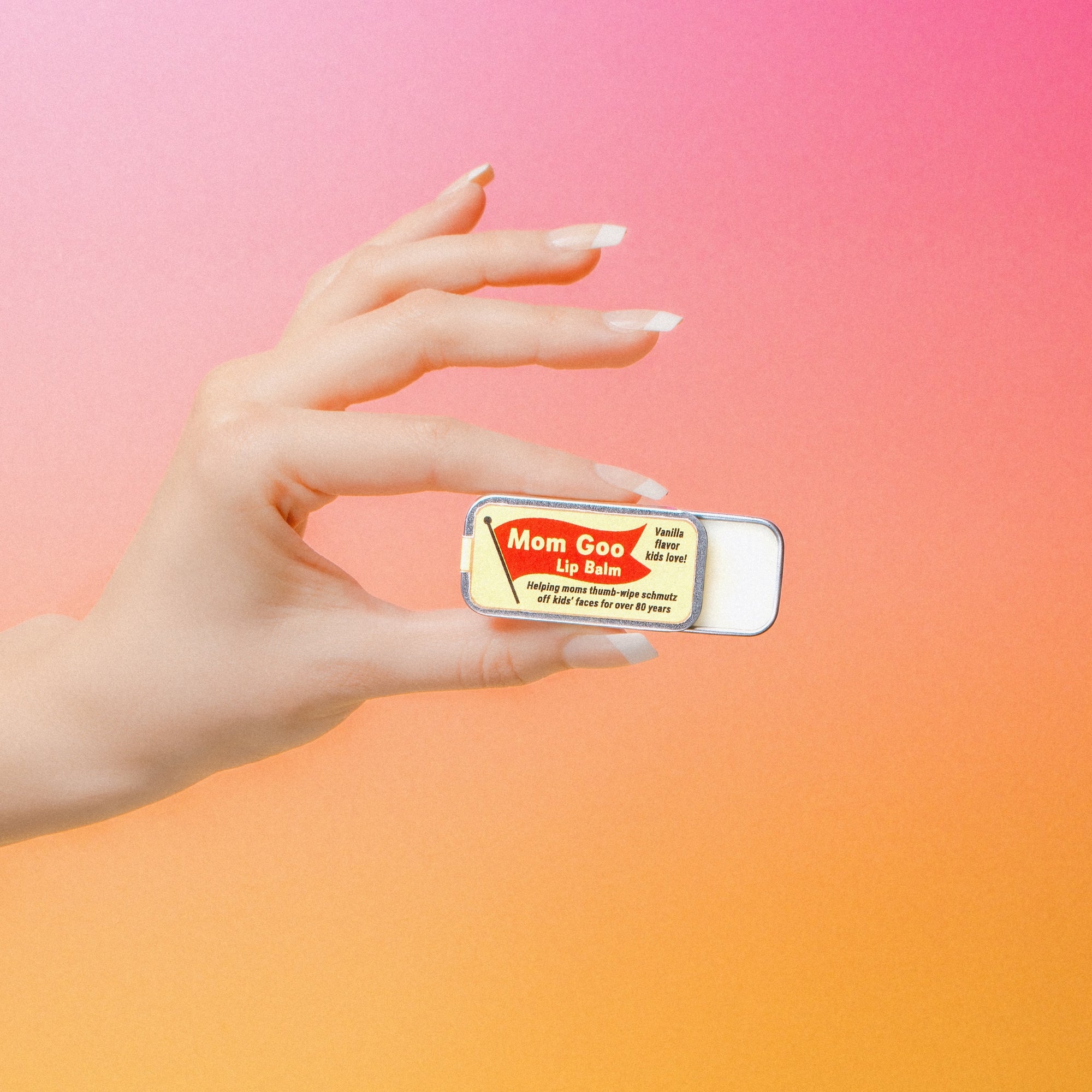 "Mom Goo" Old School Lip Balm Tin