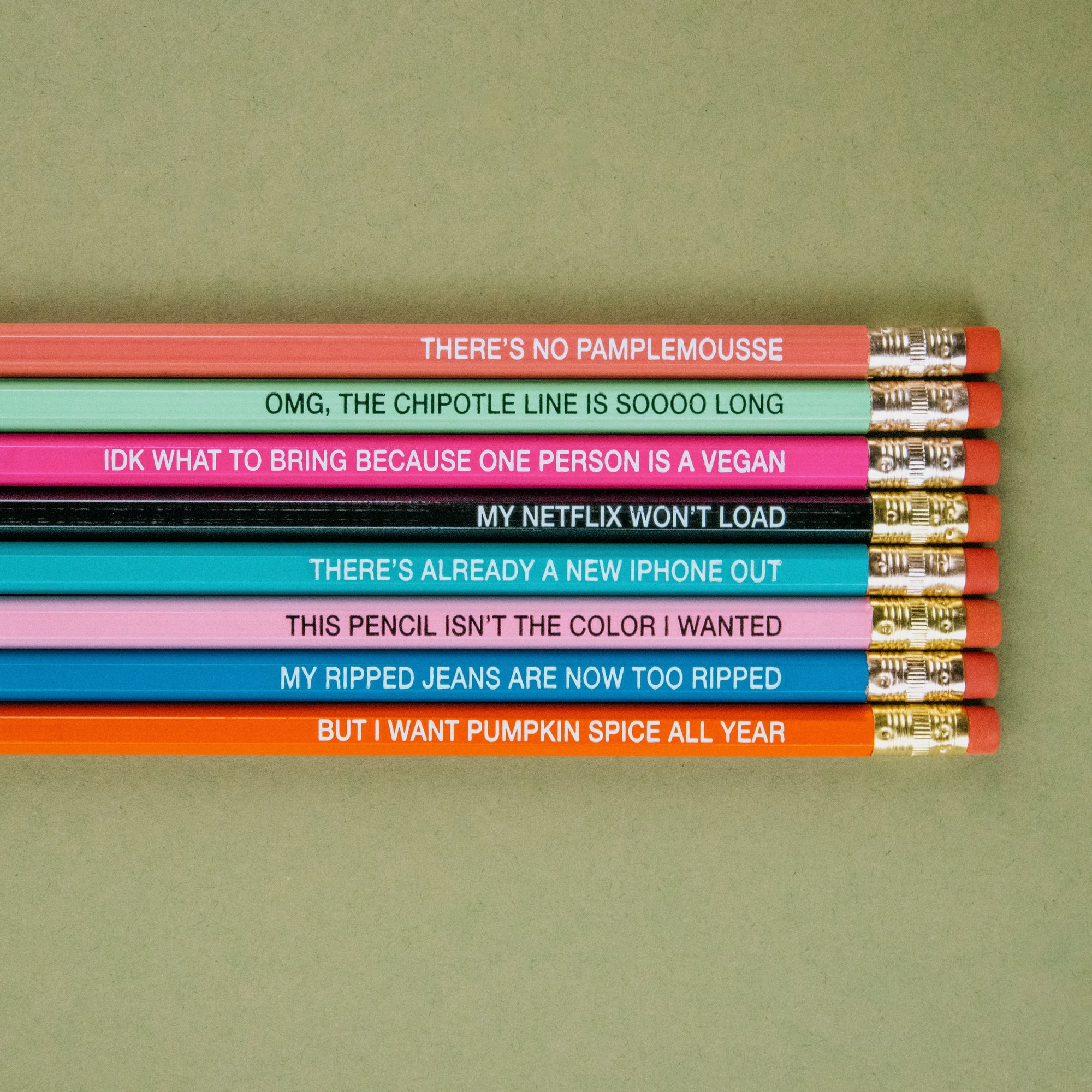 Pencils for First World Problems