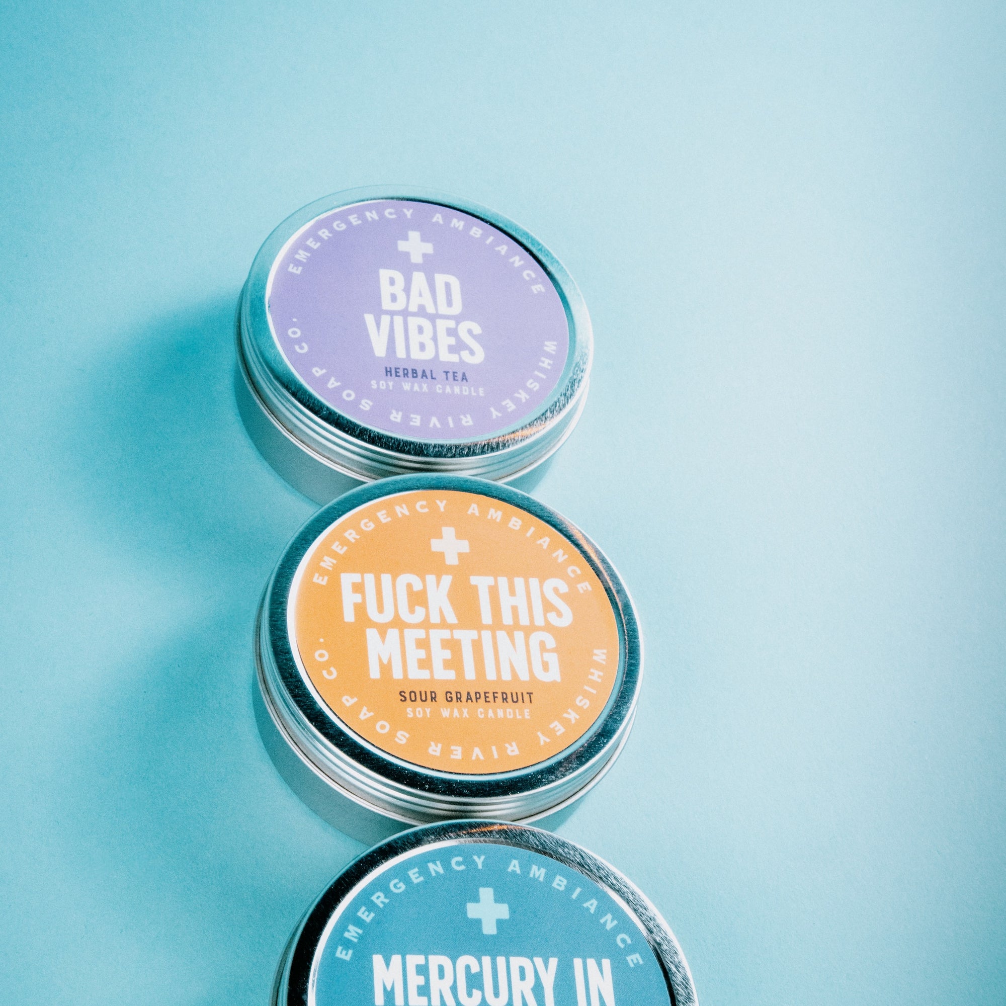 Bad Vibes Emergency Ambiance Travel Tin