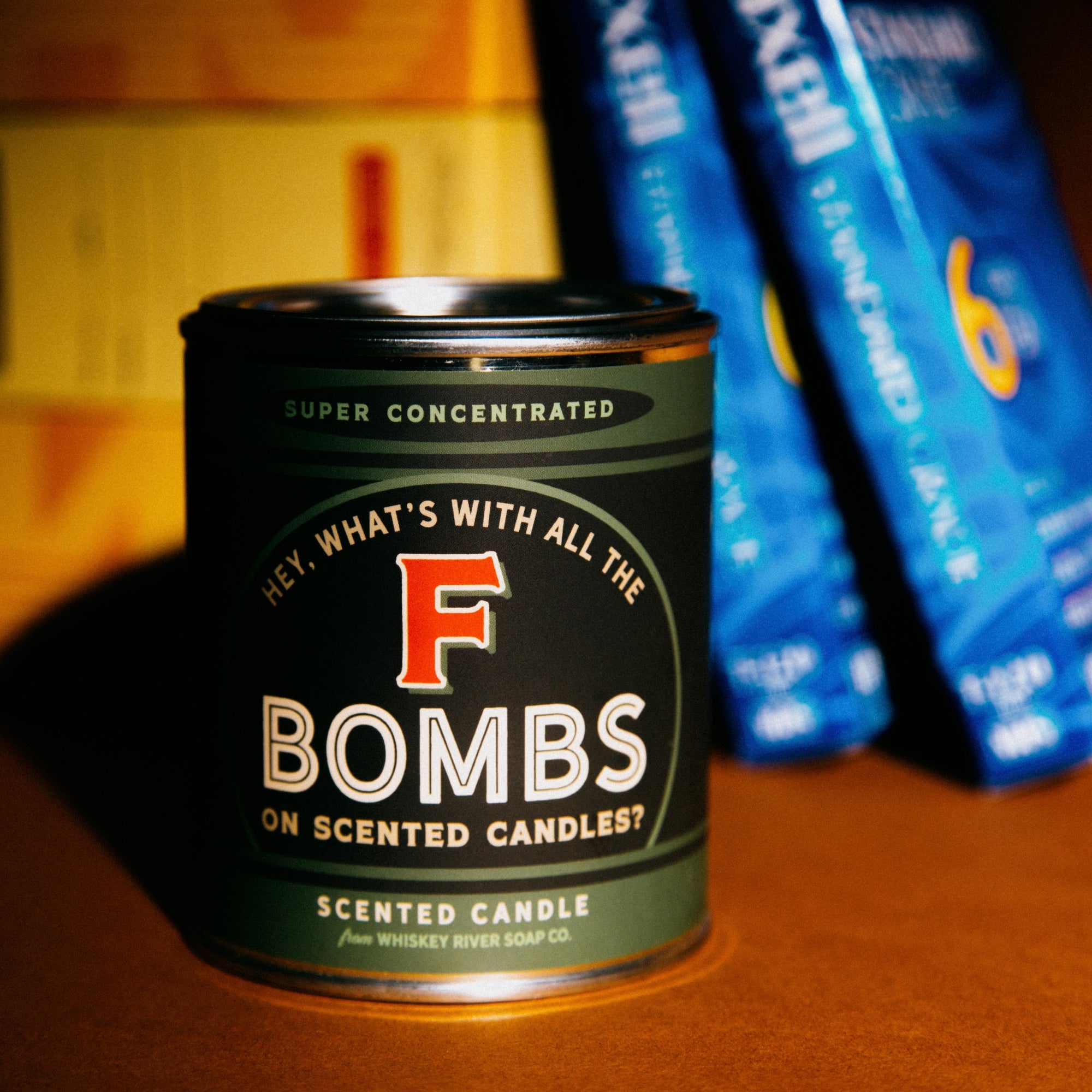 F Bombs Vintage Paint Can·dle