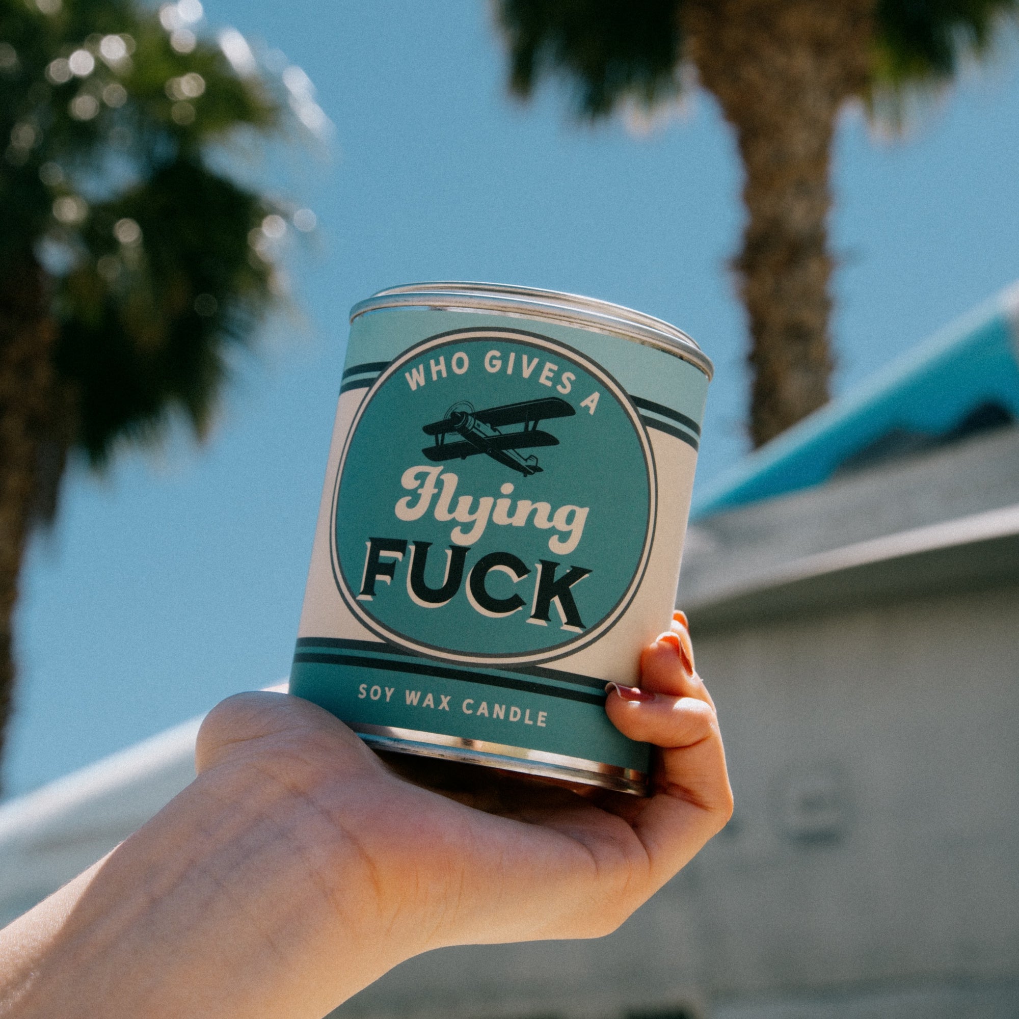 Who Gives a Flying Fuck? Vintage Paint Can·dle