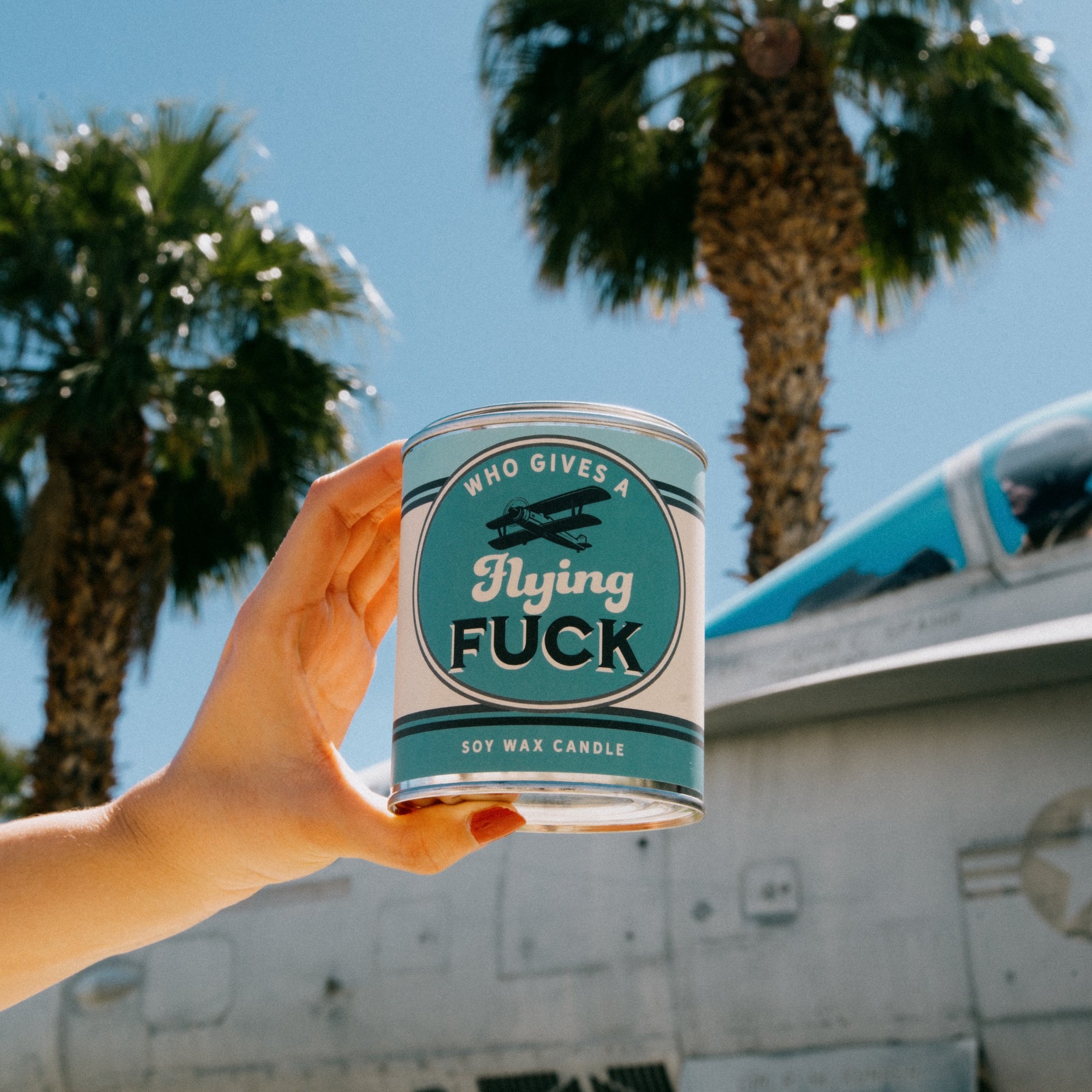 Who Gives a Flying Fuck? Vintage Paint Can·dle