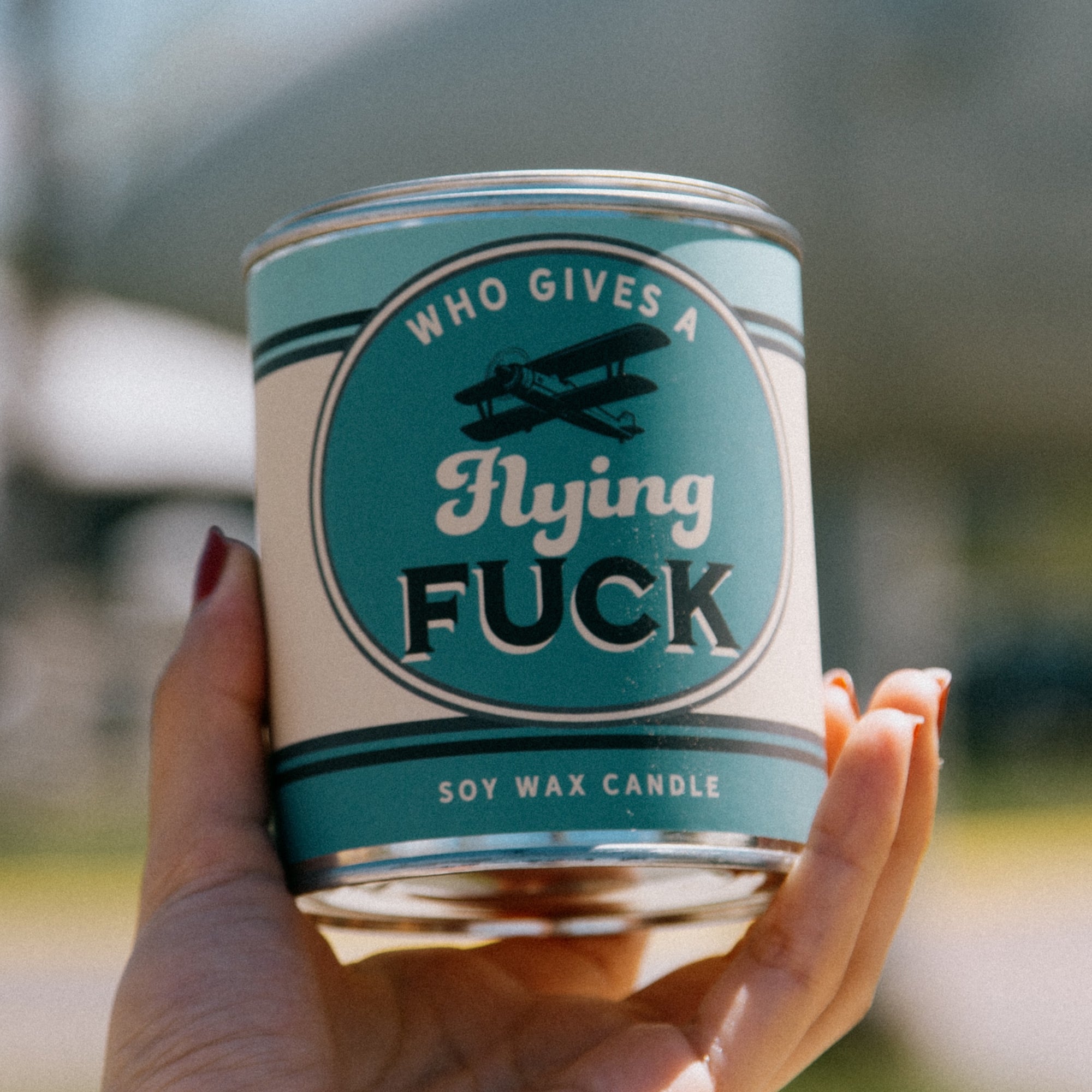 Who Gives a Flying Fuck? Vintage Paint Can·dle