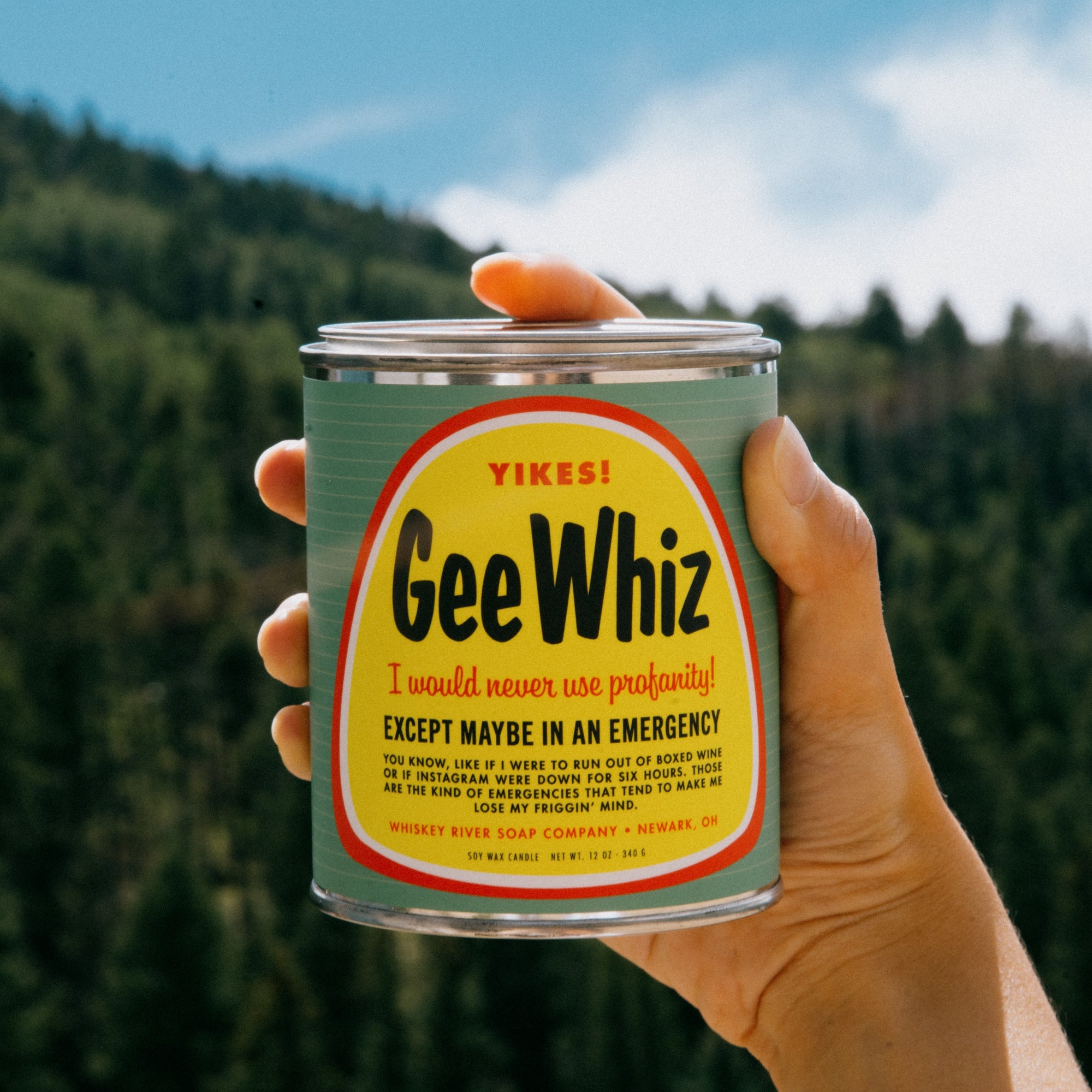 Gee Whiz Anti-Cursing Paint Can Candle