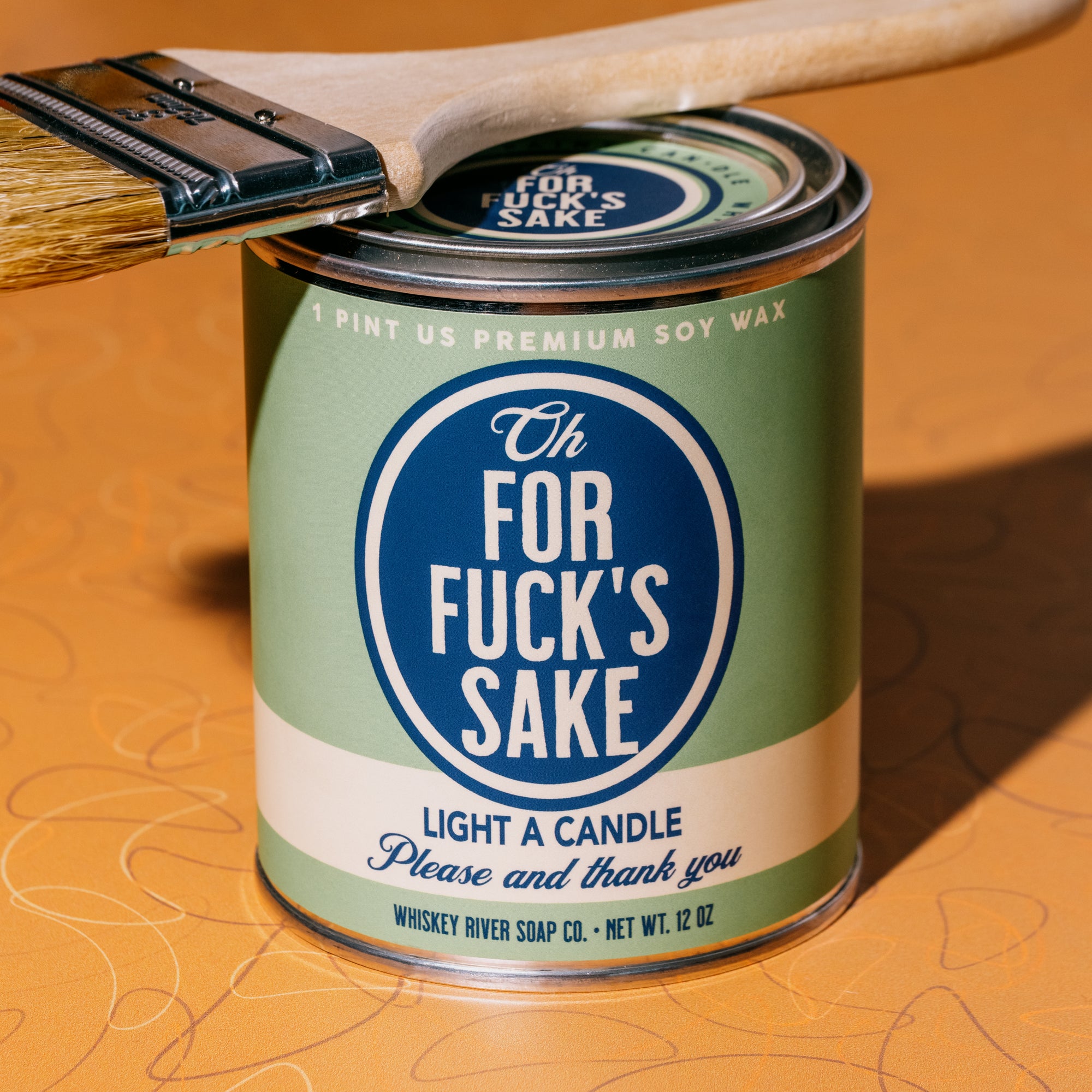 For Fuck's Sake Vintage Paint Can·dle