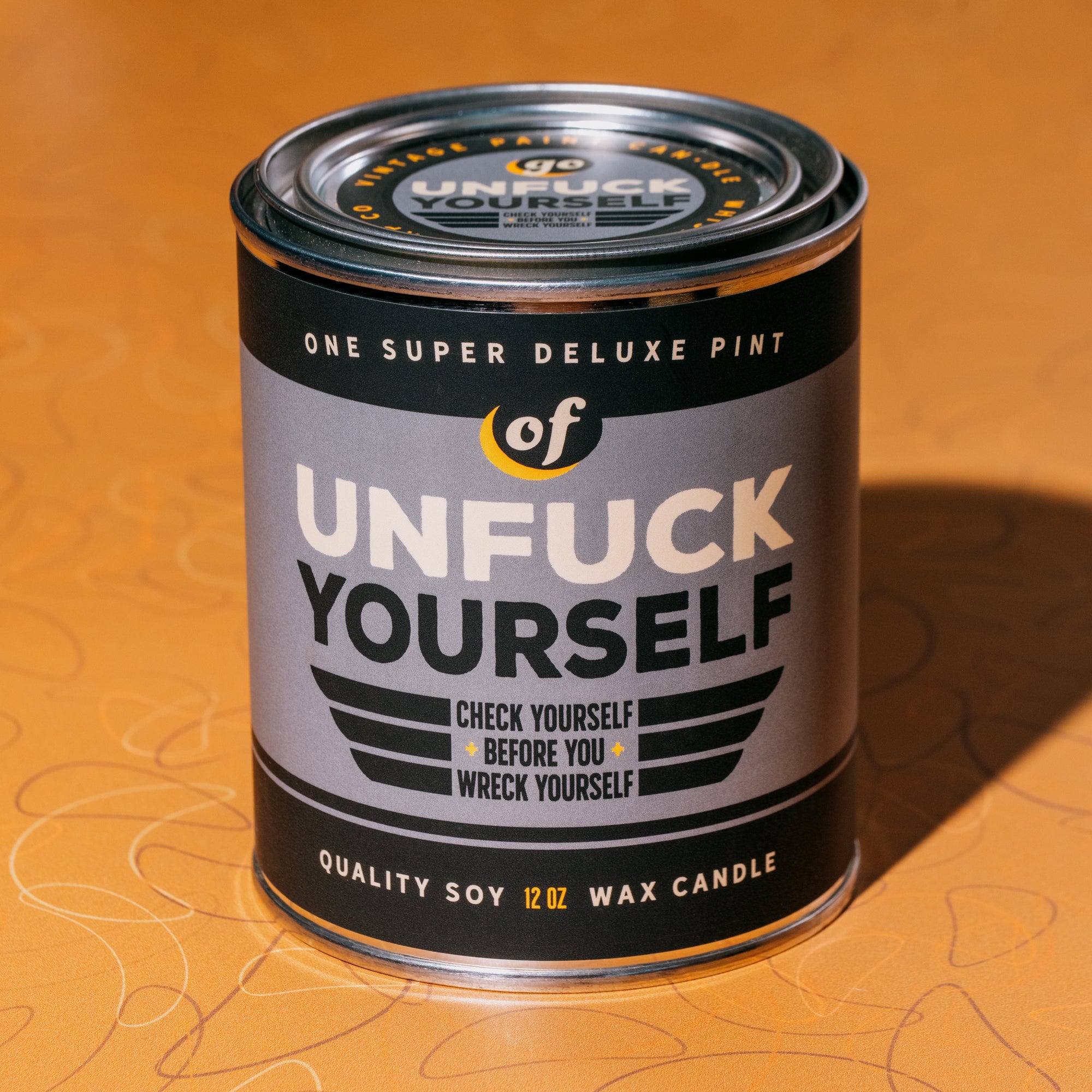 Unfuck Yourself Vintage Paint Can·dle