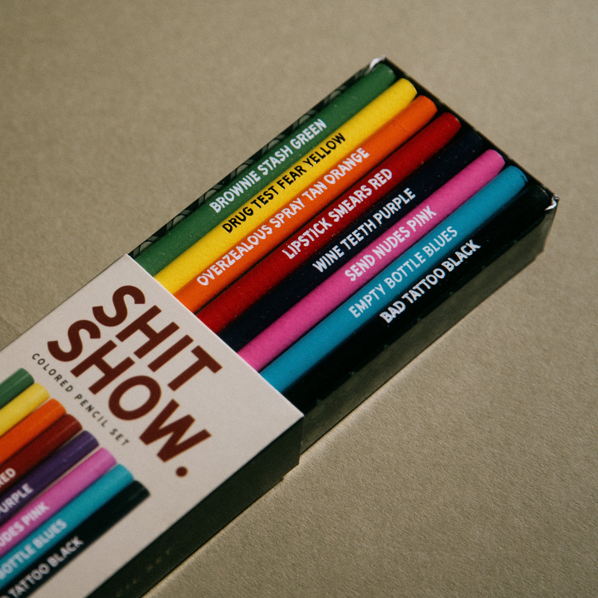 Shit Show Colored Pencils