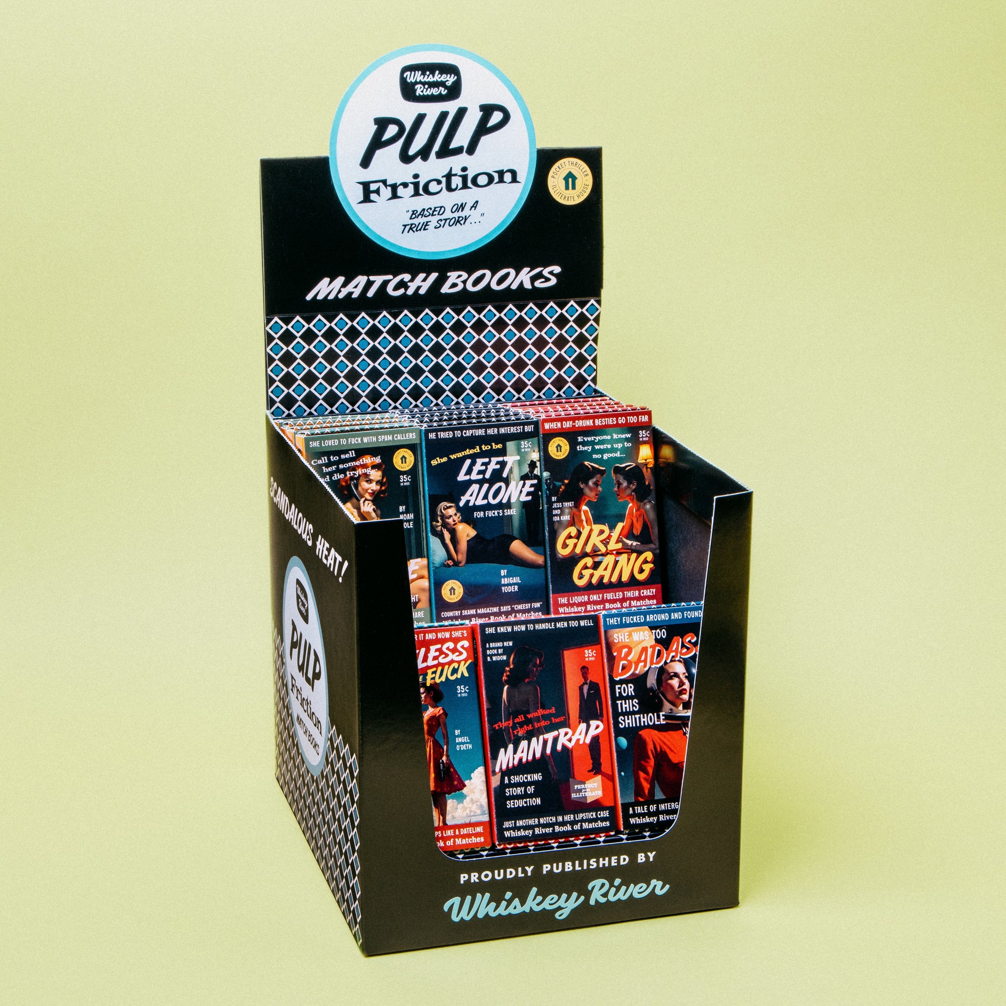 Left Alone Pulp Friction Match Book