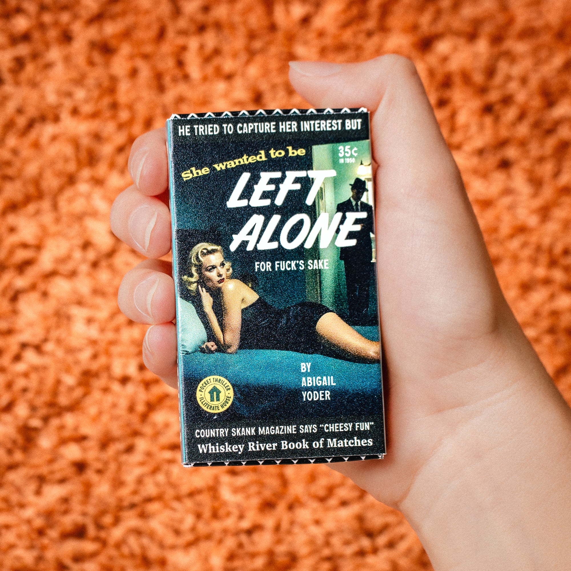 Left Alone Pulp Friction Match Book