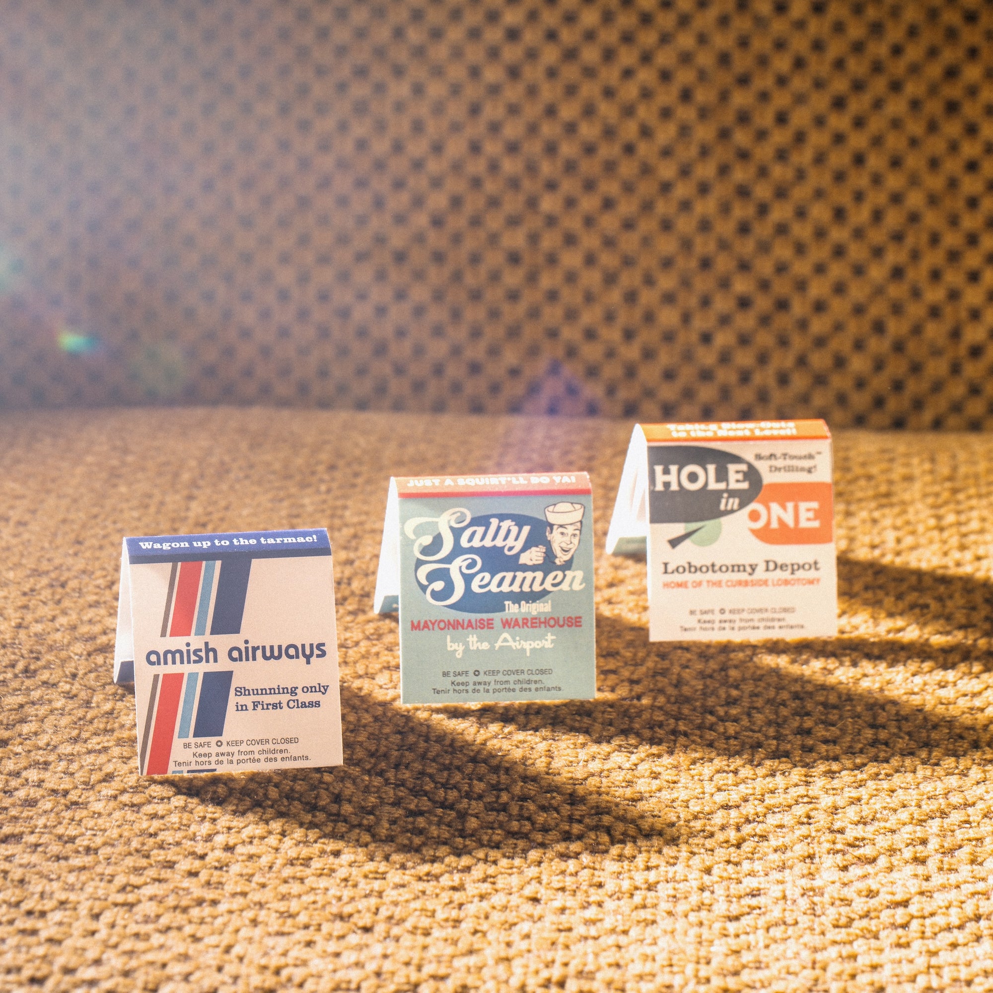 Old School Matchbooks Variety Pack: Amish Airways