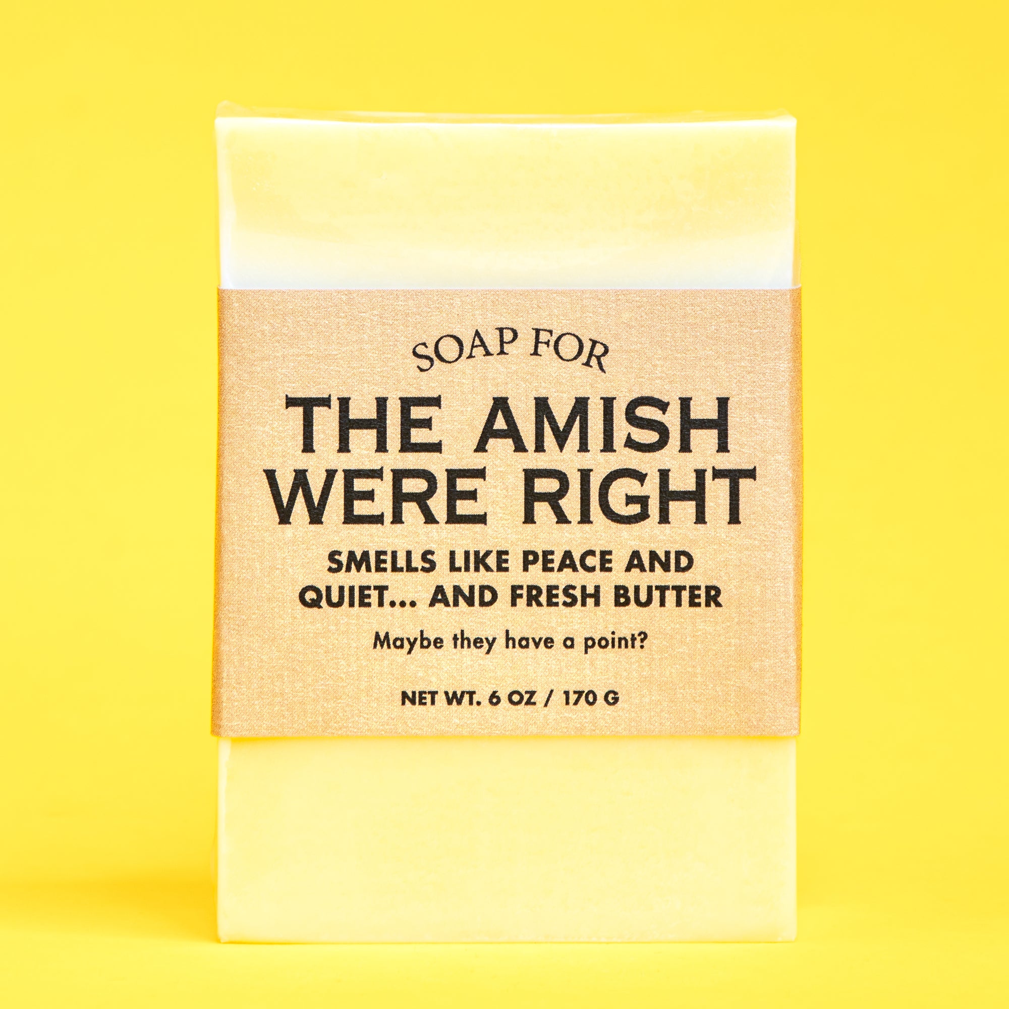 Soap for The Amish Were Right