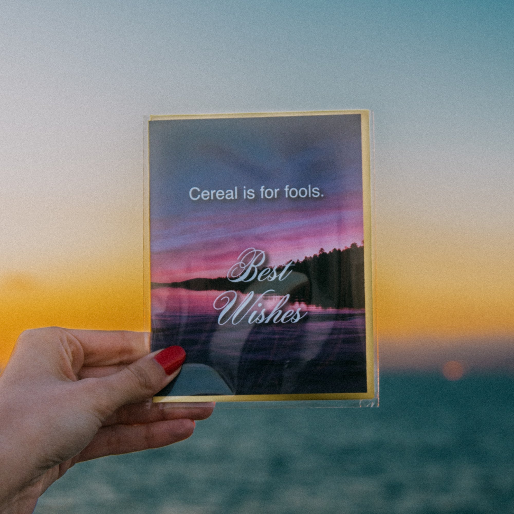 Cereal Greeting Card