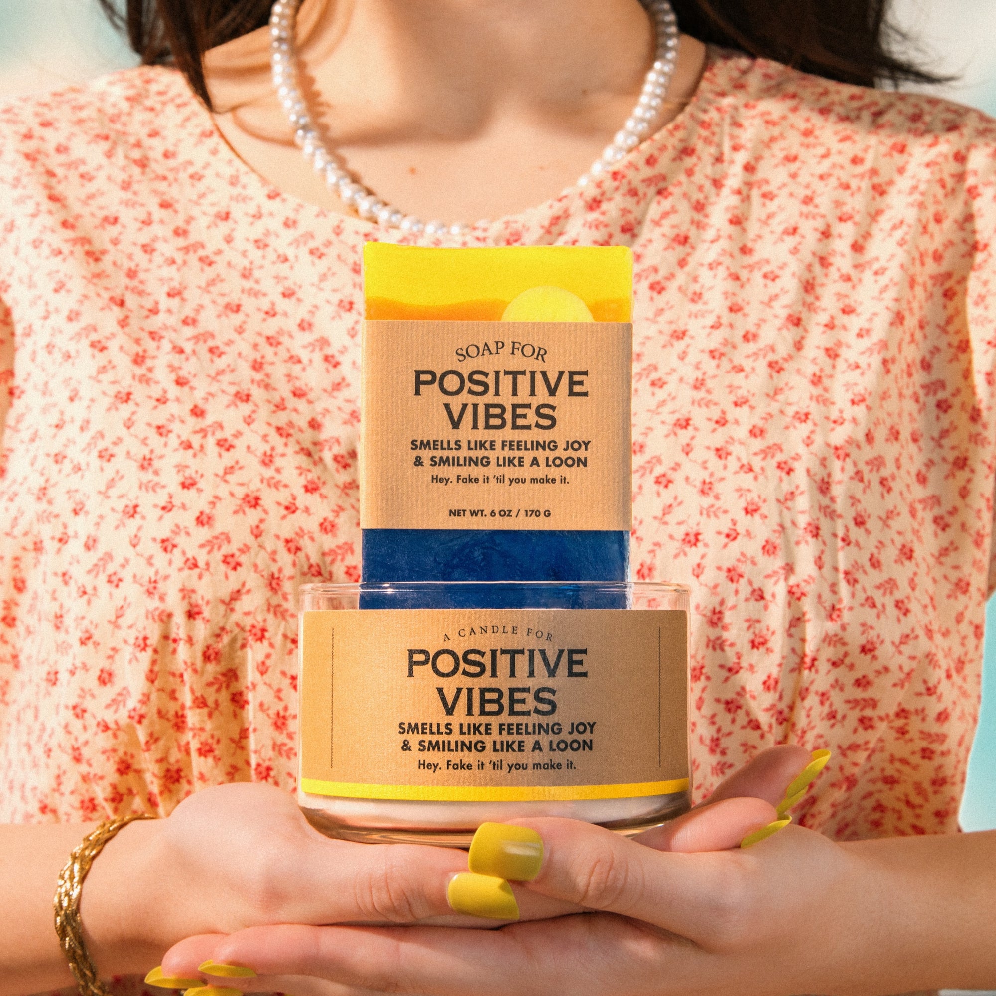 A Candle for Positive Vibes