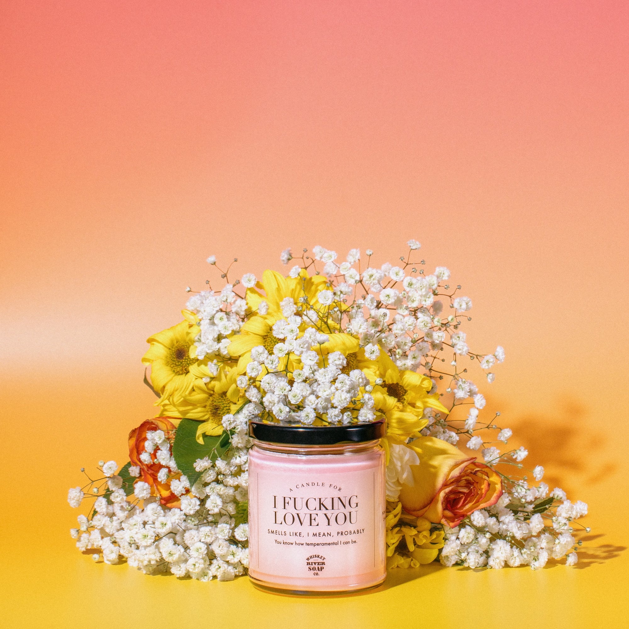 I Fucking Love You Candle