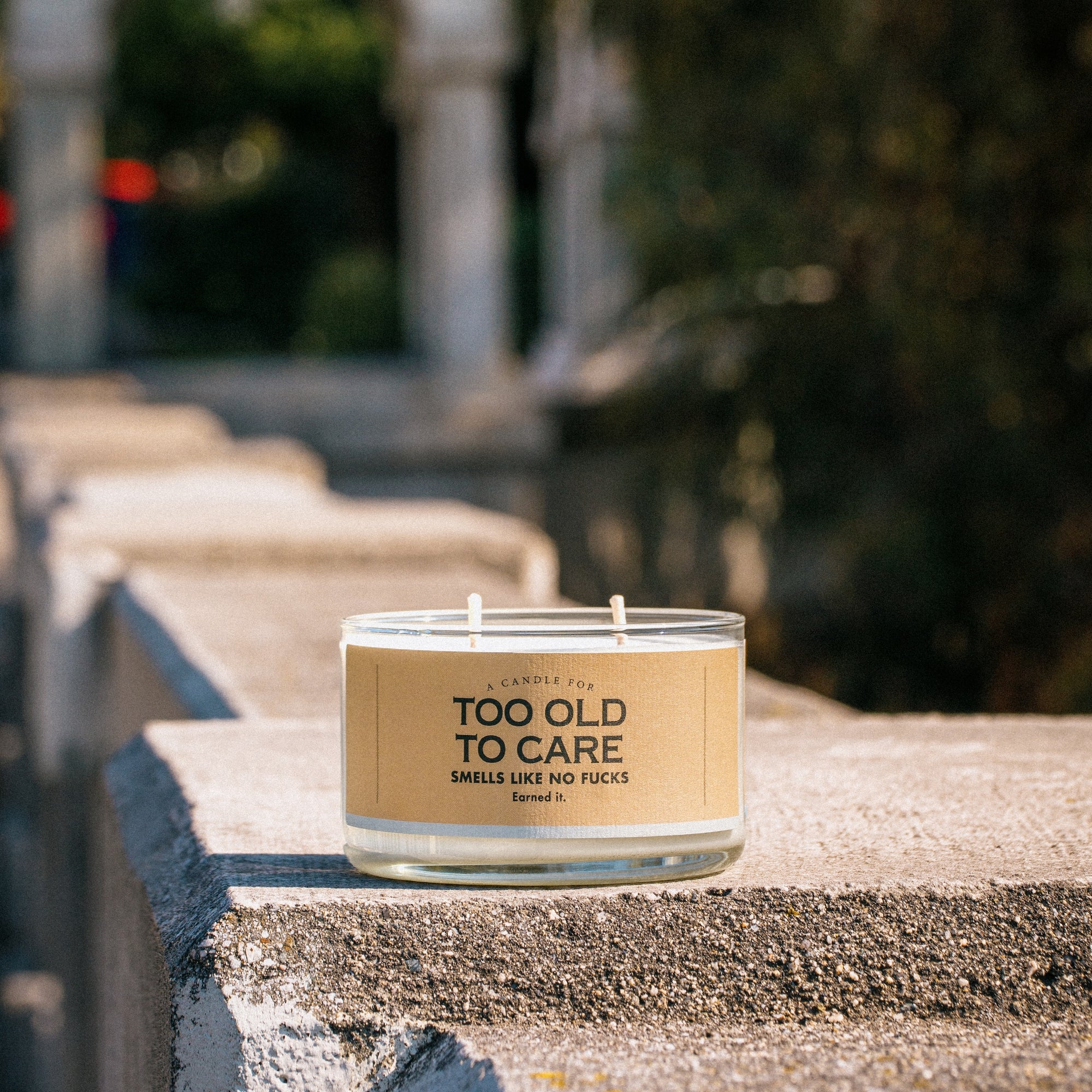 A Candle for Too Old to Care