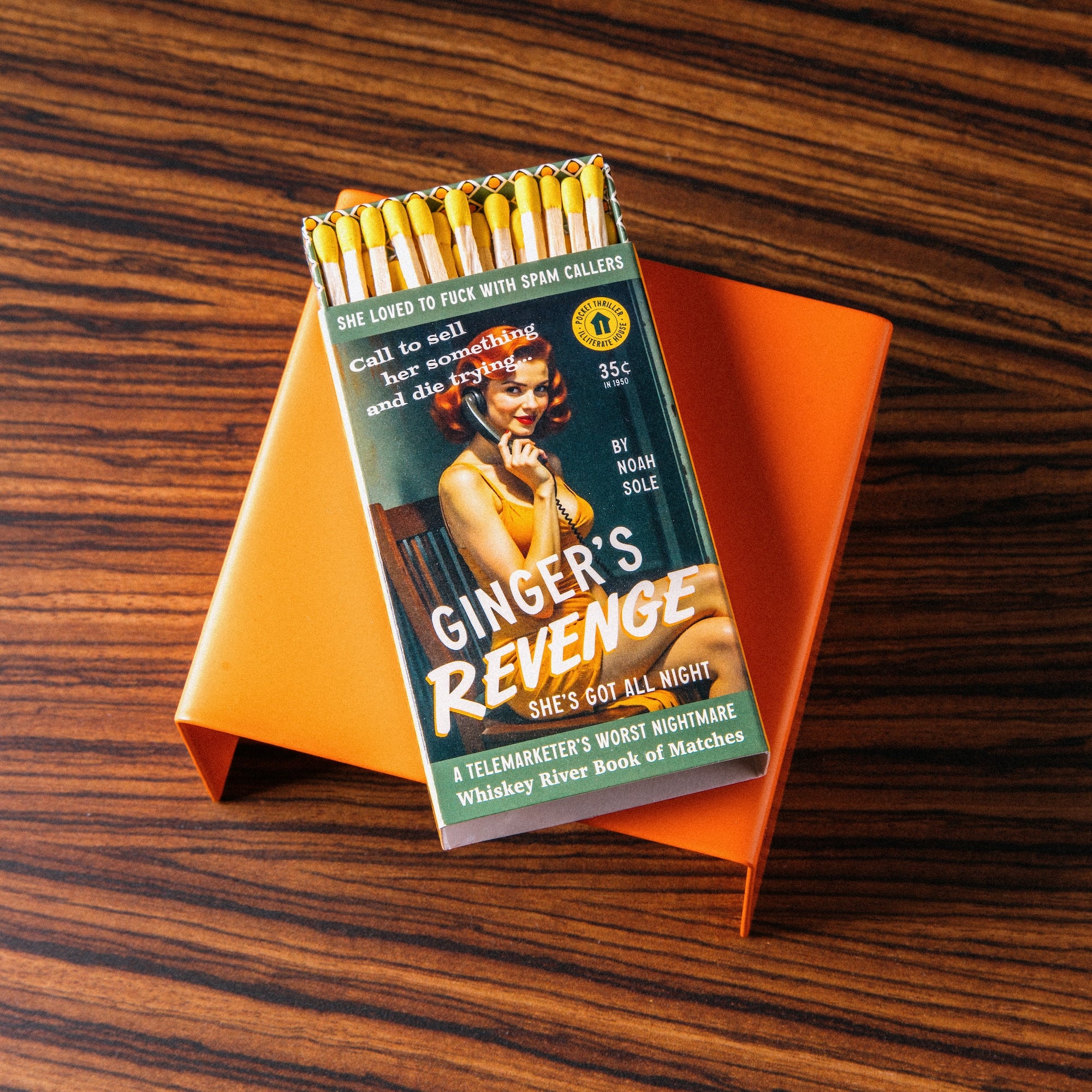 Ginger's Revenge Pulp Friction Match Book