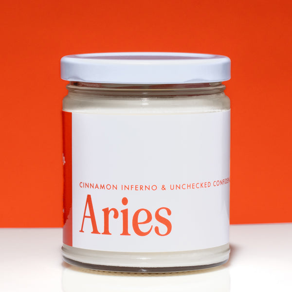 Aries Astrology Candle – Whiskey River Soap Co.