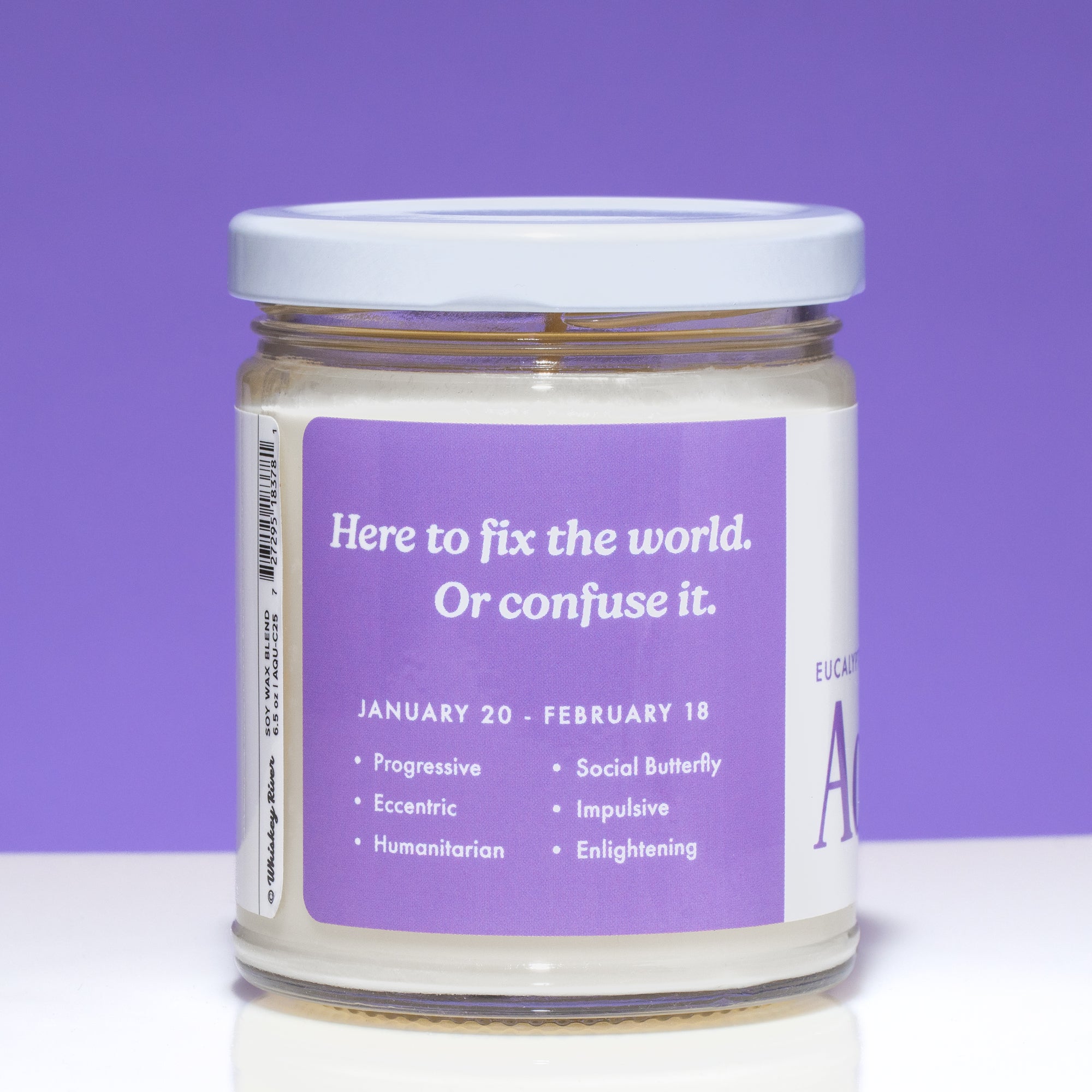 Aquarius Astrology Candle