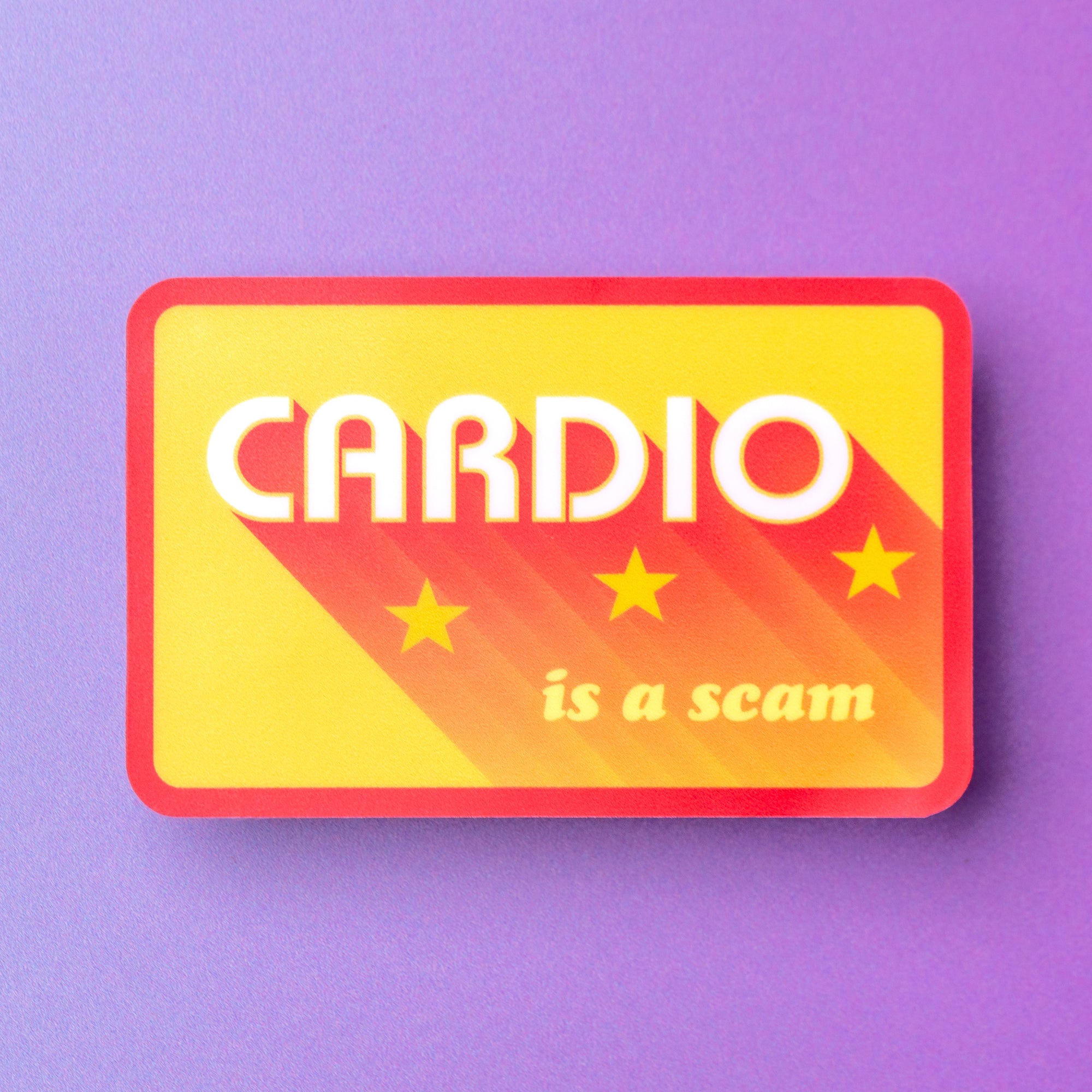 Cardio is a Scam Sticker