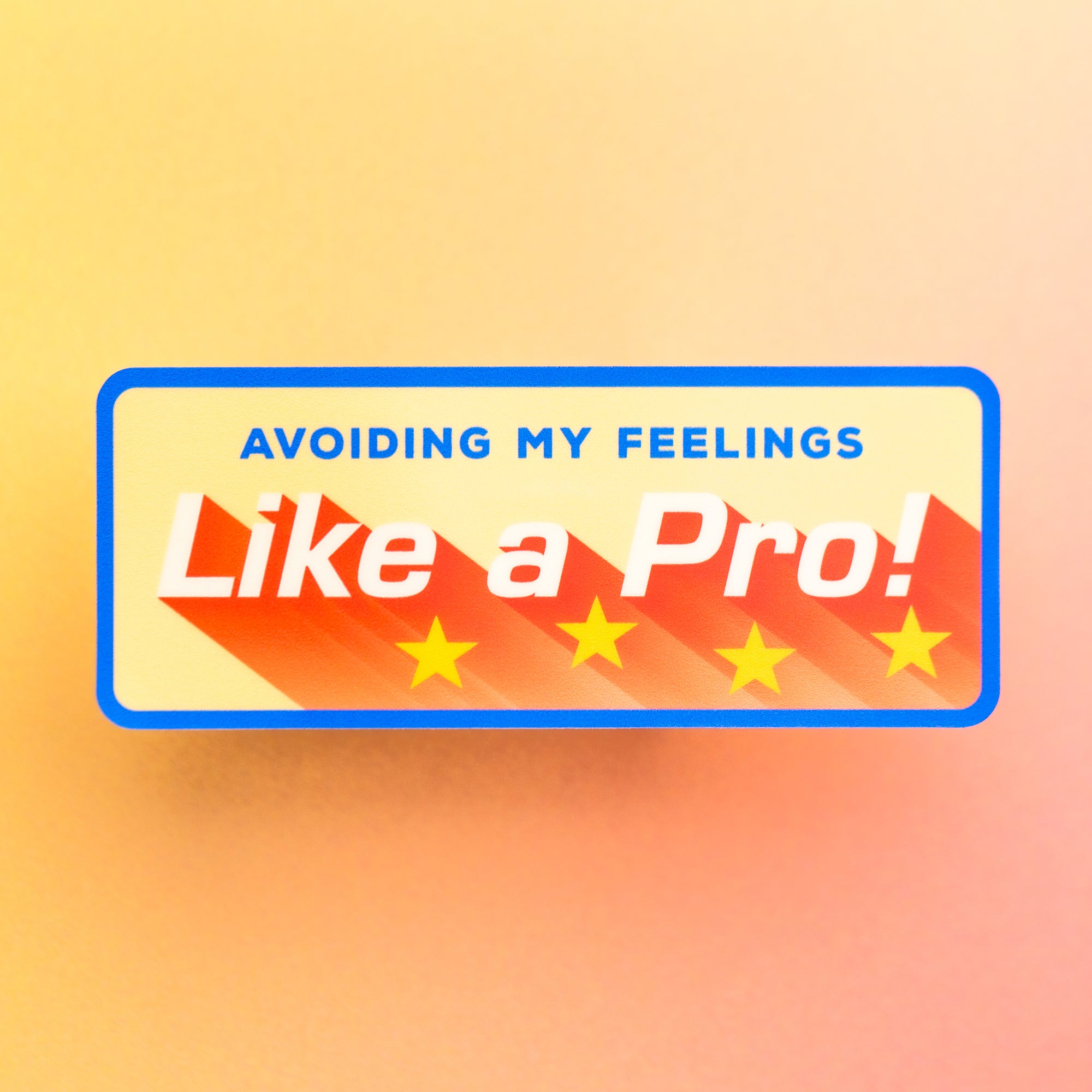 Avoiding My Feelings Sticker