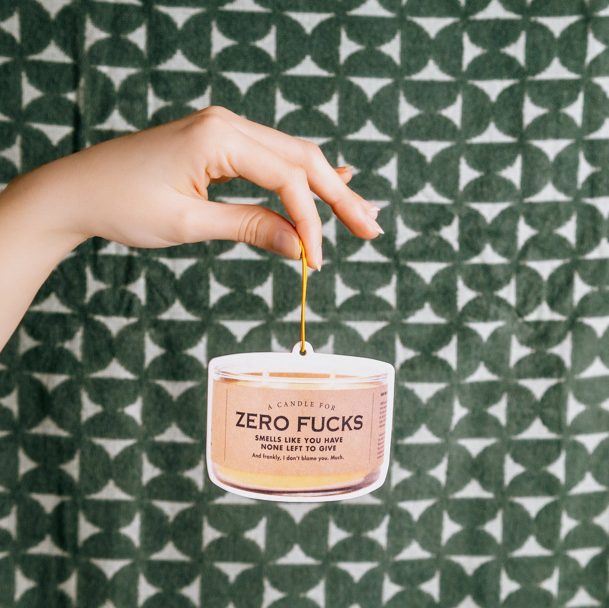 Zero Fucks Air Freshener