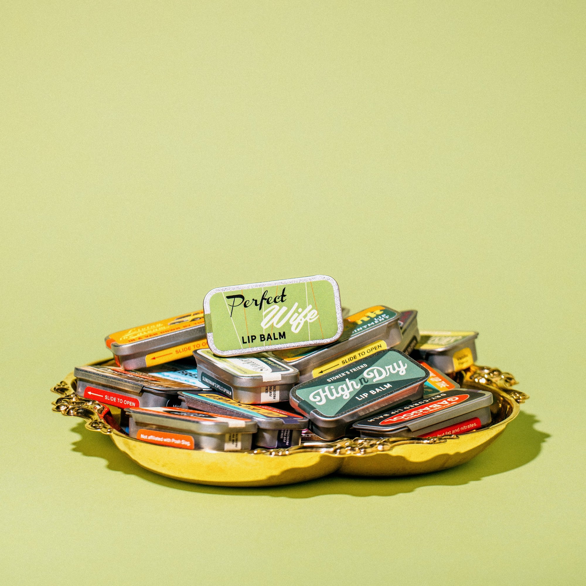 "Perfect Wife" Old School Lip Balm Tin