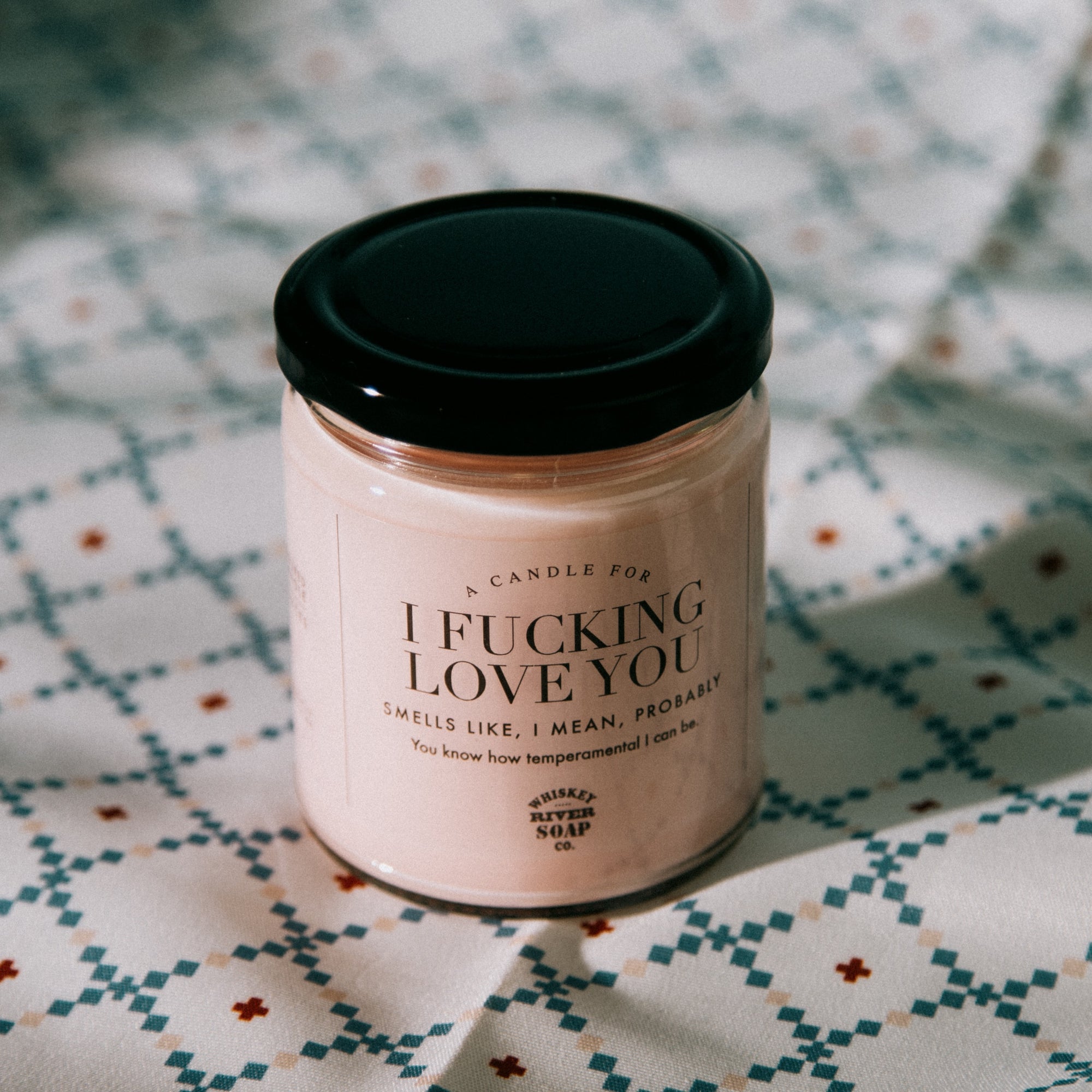 I Fucking Love You Candle