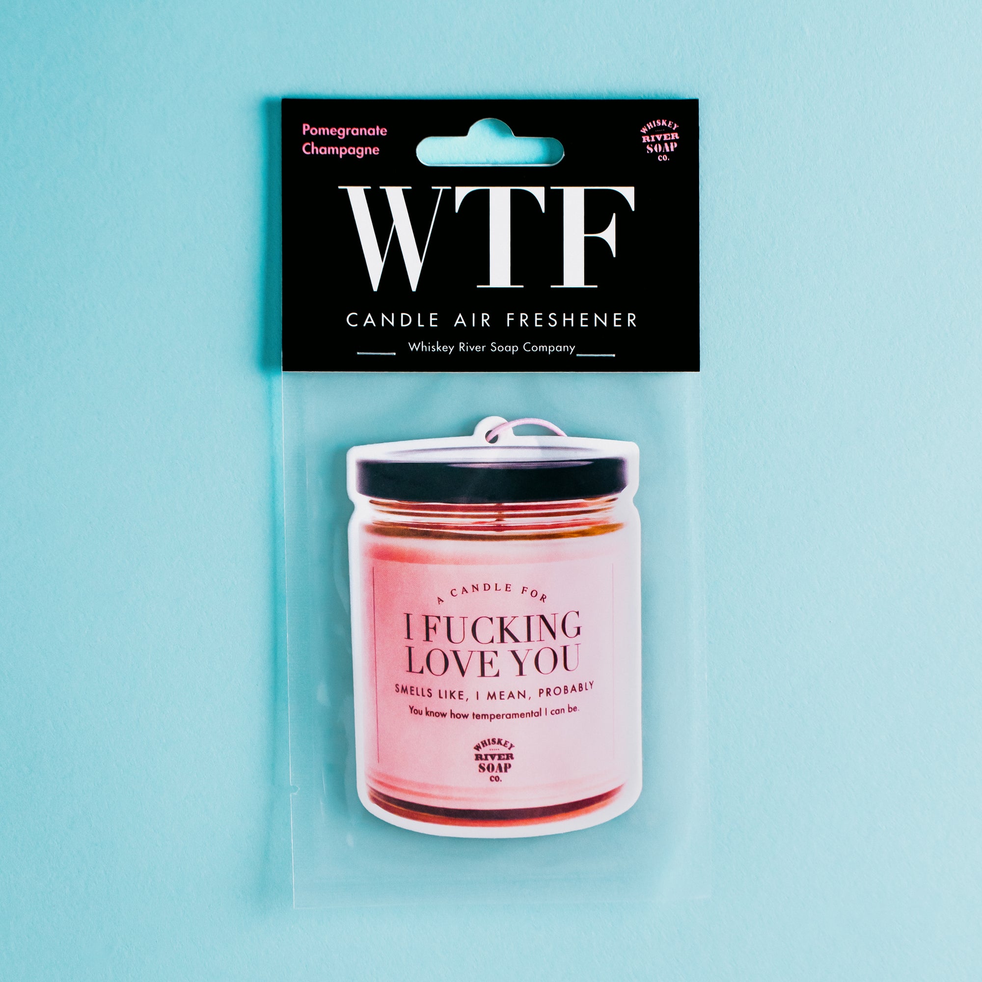 I Fucking Love You WTF Air Freshener - Air Freshener