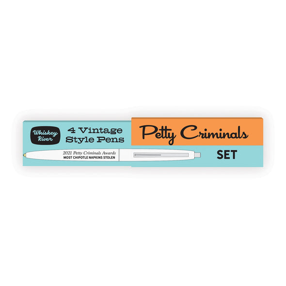 Petty Criminals Awards Pen Set
