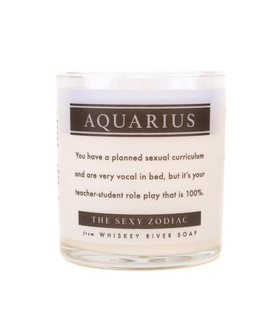 Aquarius Sexy Zodiac Candles