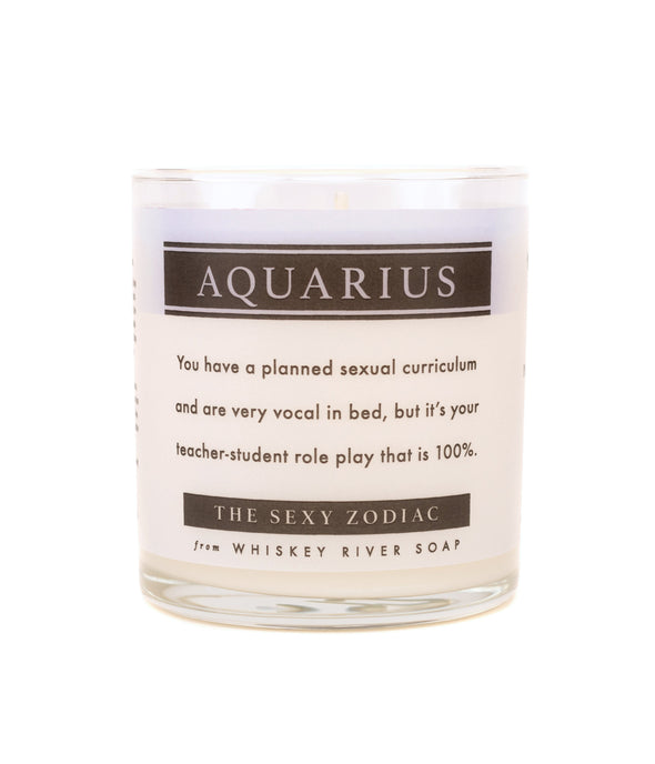 Aquarius Sexy Zodiac Candle