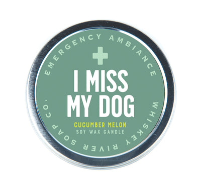 I Miss My Dog Emergency Ambiance Travel Tin