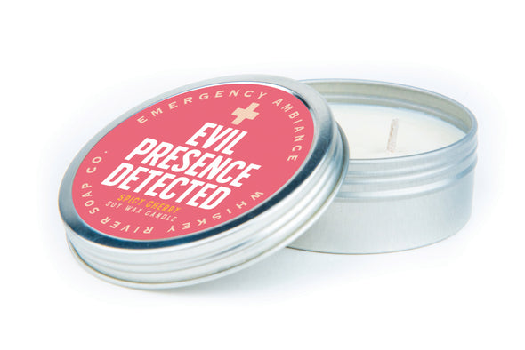 Evil Presence Detected Emergency Ambiance Travel Tin